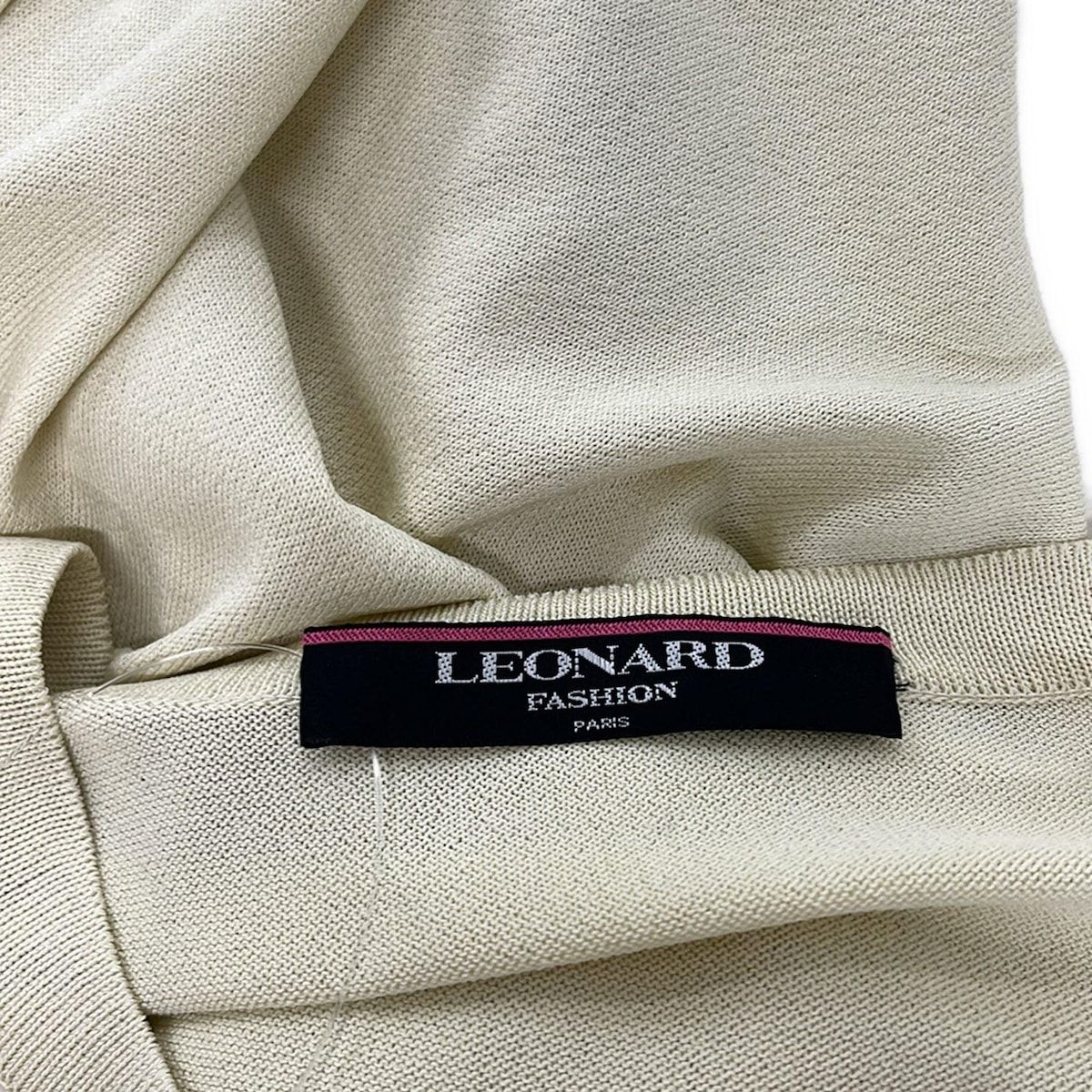 LEONARD(レオナール) カーディガン サイズLL レディース - アイボリー