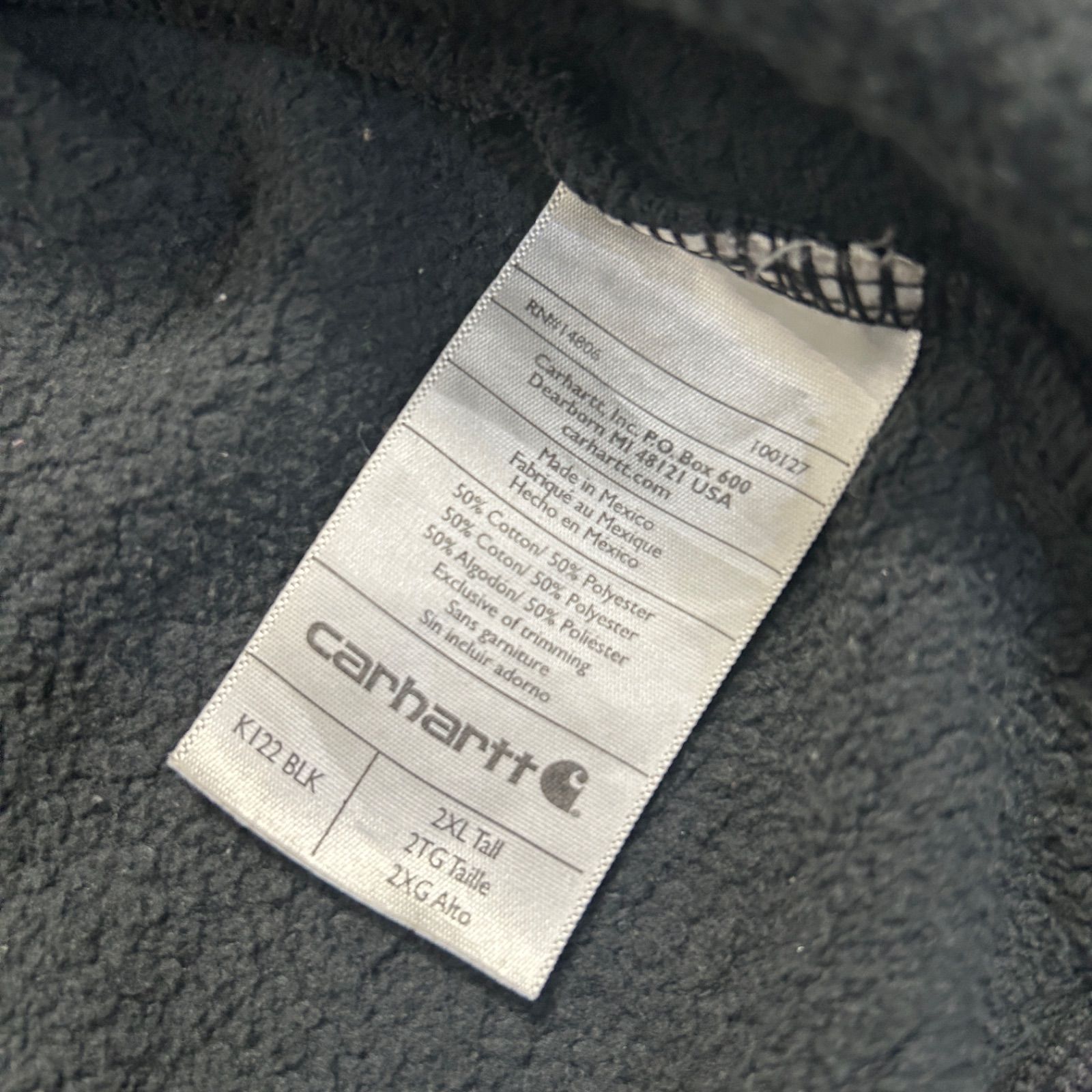 carhartt サンフェード スミクロ フルジップ スウェットパーカー 