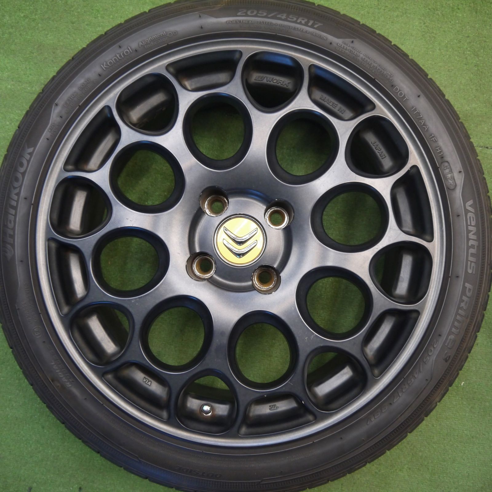 4本価格！22年☆プジョー シトロエン 等 WORK WIL 02D /C5 205/45R17 