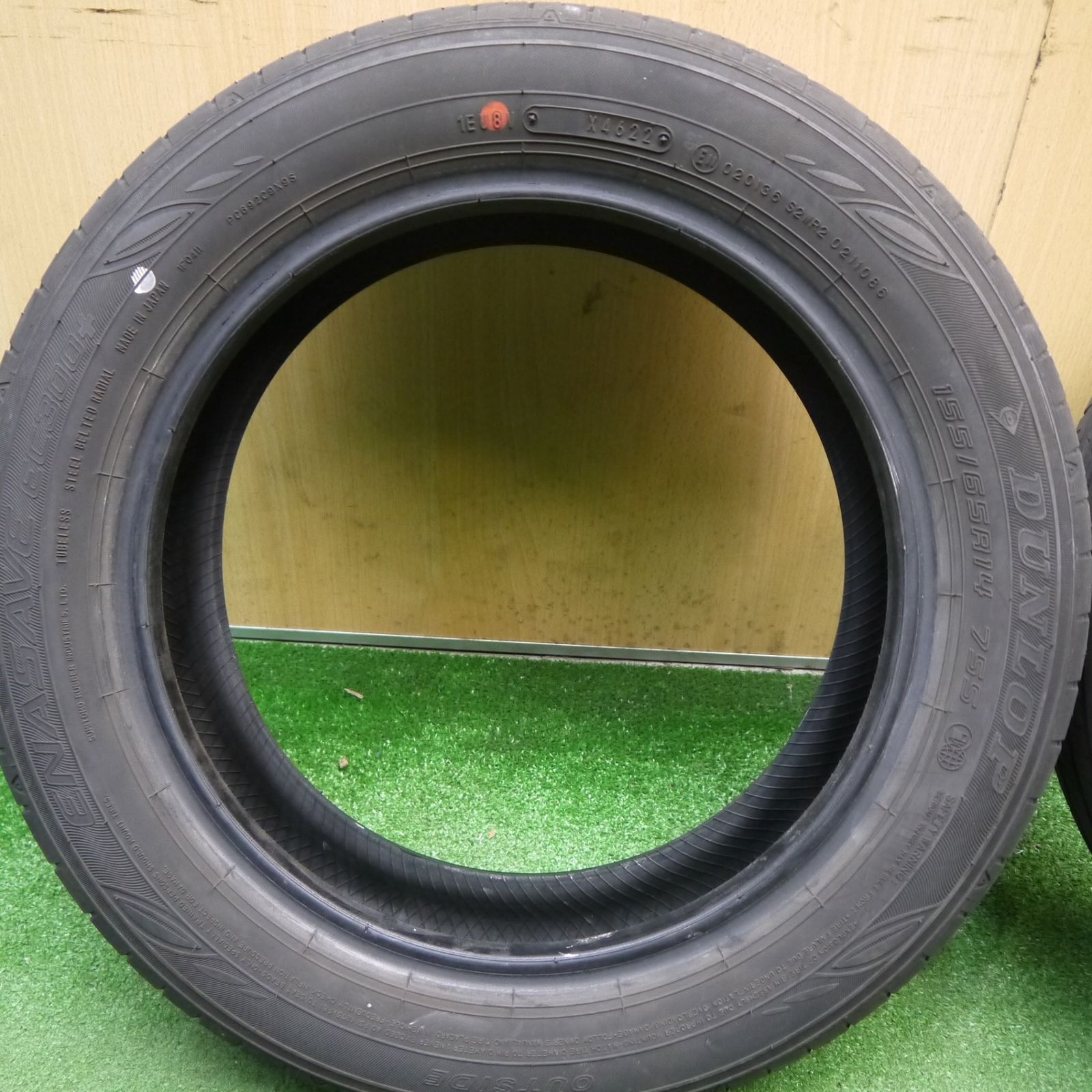 2本価格！22年☆155/65R14 ダンロップ エナセーブ EC300+ タイヤ 14 