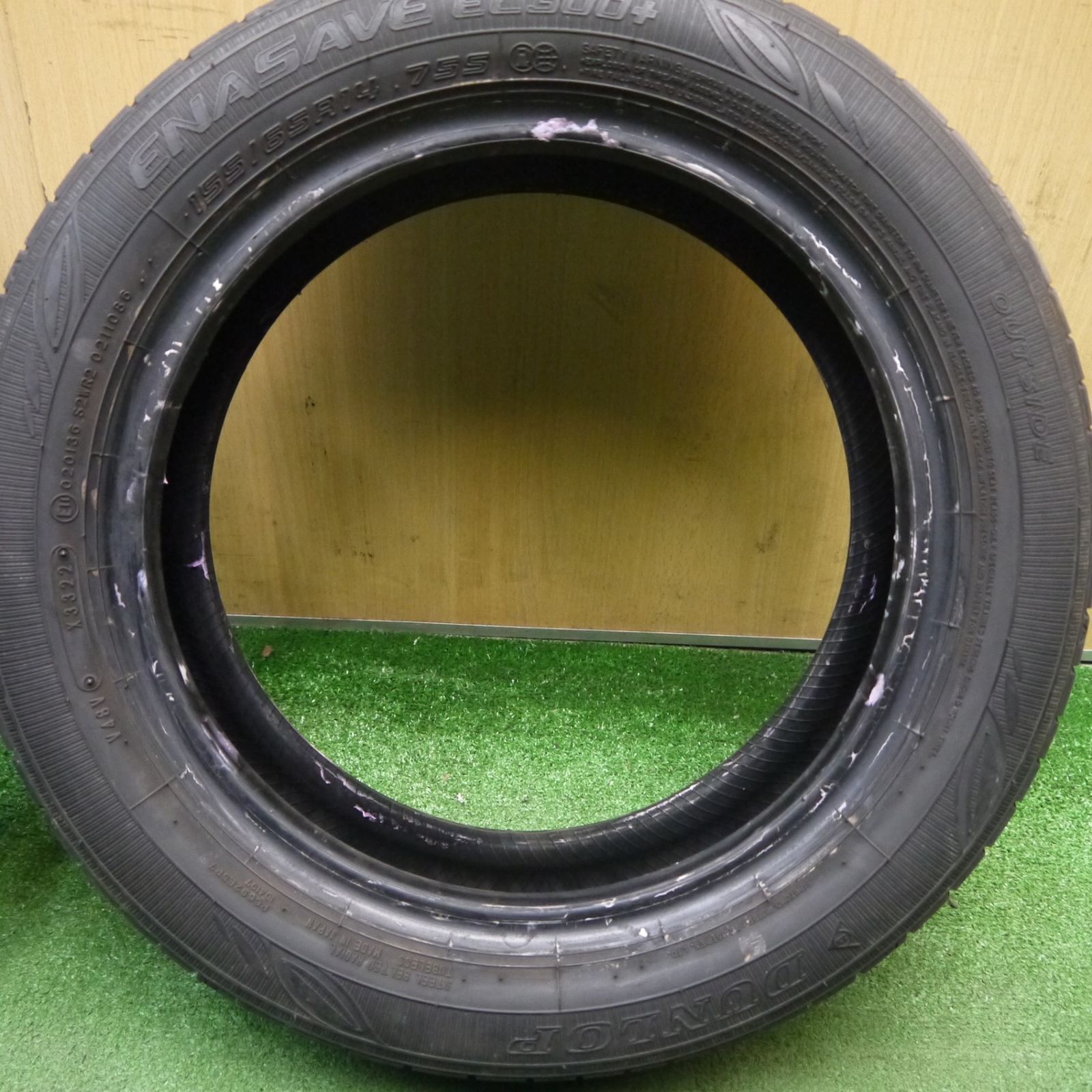 2本価格！22年☆155/65R14 ダンロップ エナセーブ EC300+ タイヤ 14 