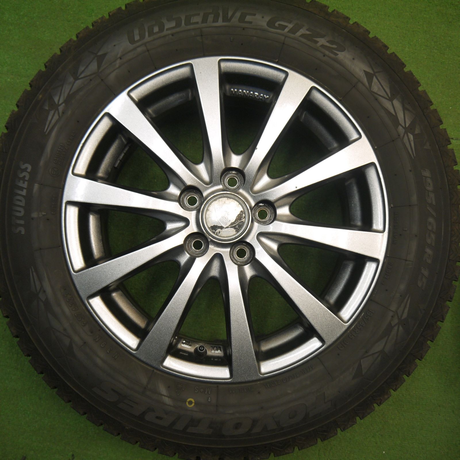 195/65R15 スタッドレス マナレイスポーツ アルミホイール 195/65R15 スタッドレス マナレイスポーツ アルミホイール