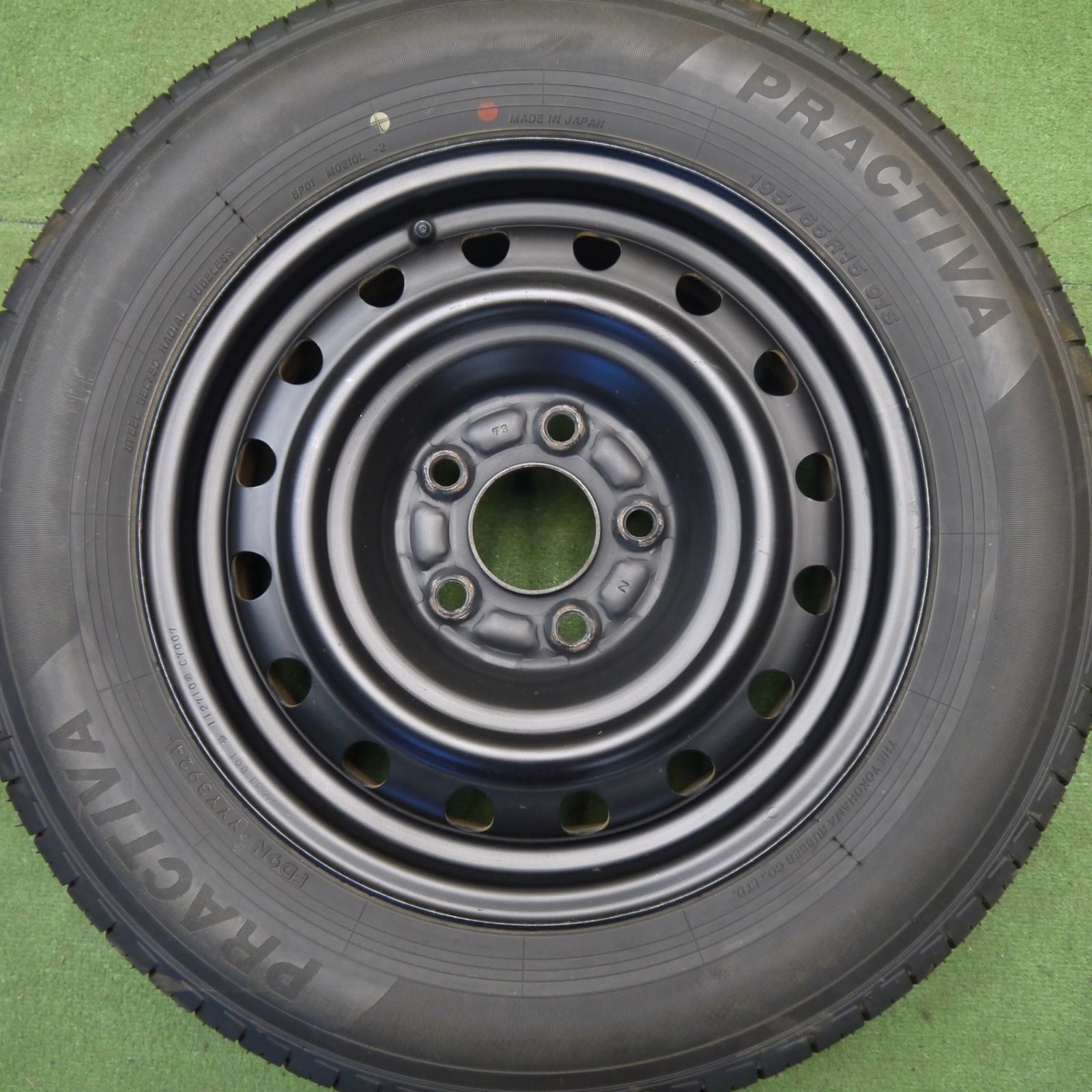 バリ溝！24年！キレイ！ほぼ10分☆195/65R15 プラクティバ ヨコハマ 