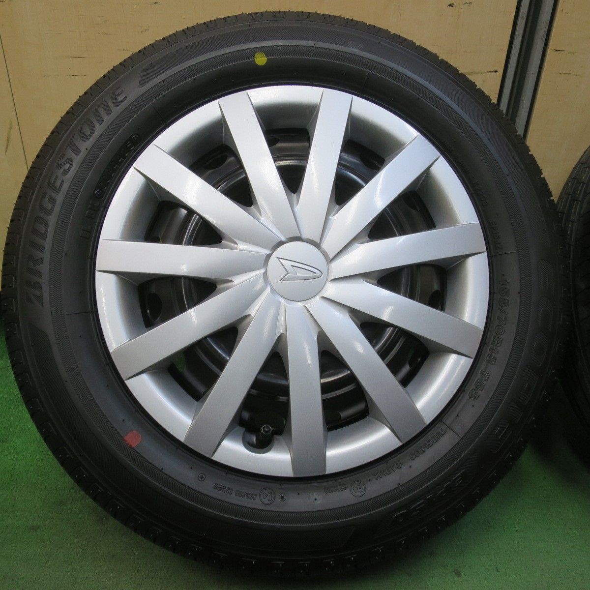 新車外し！25年☆ダイハツ ミライース 純正 スチール 155/70R13 
