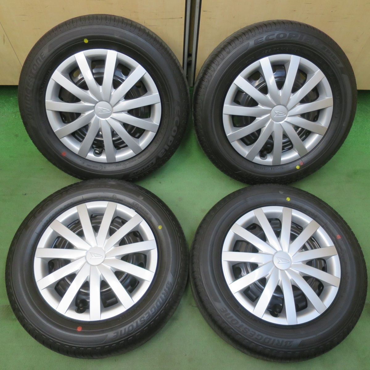 新車外し！25年☆ダイハツ ミライース 純正 スチール 155/70R13 