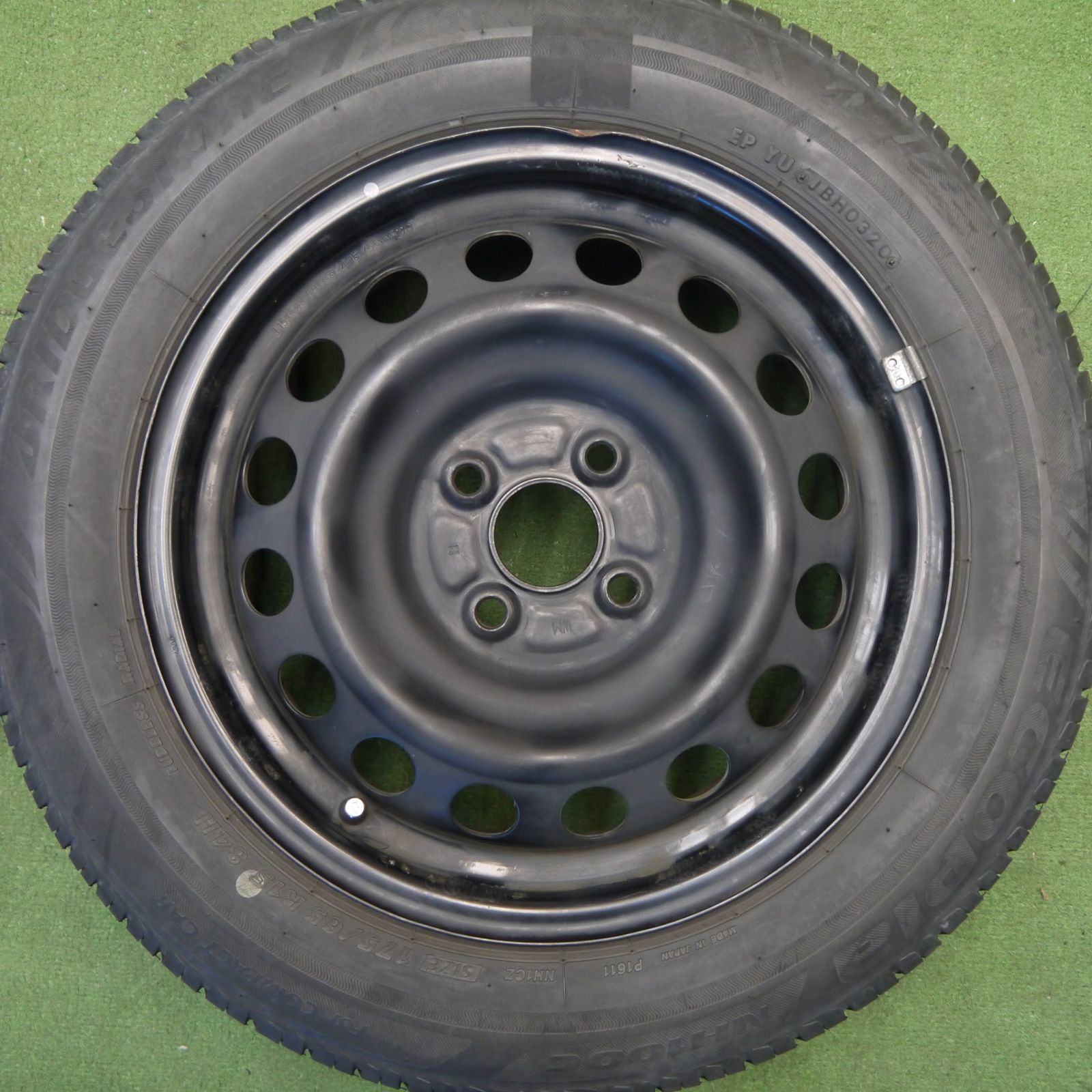 4本価格☆175/65R15 ブリヂストン エコピア NH100C スチール ホイール 