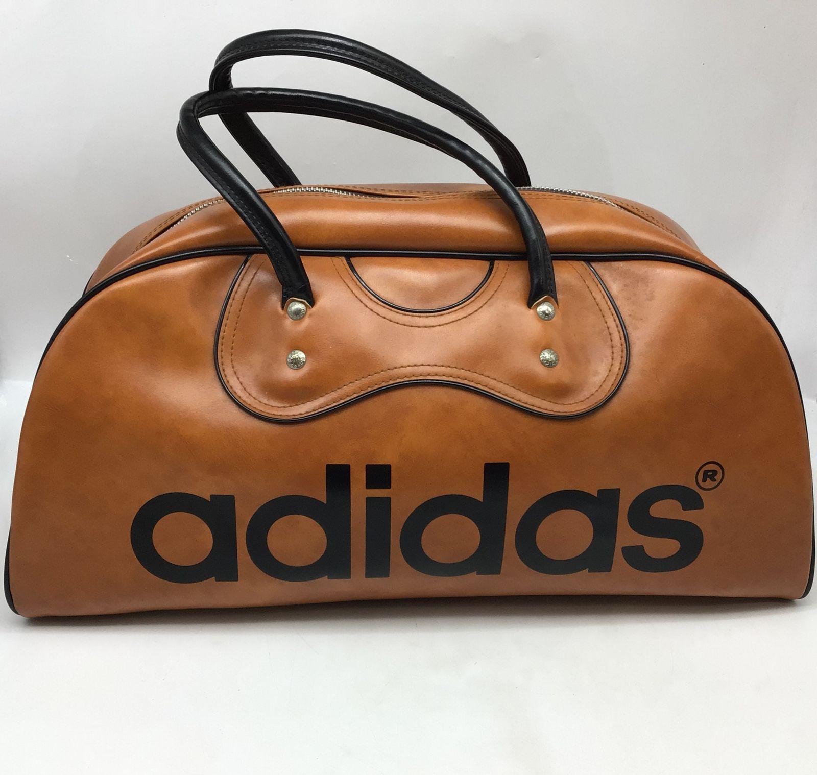 専用★  アディダス バッグ ボストンバッグ ハンドバッグ レトロ 4075 【70s】adidas アディダス ヴィンテージ レザー ボストンバッグ