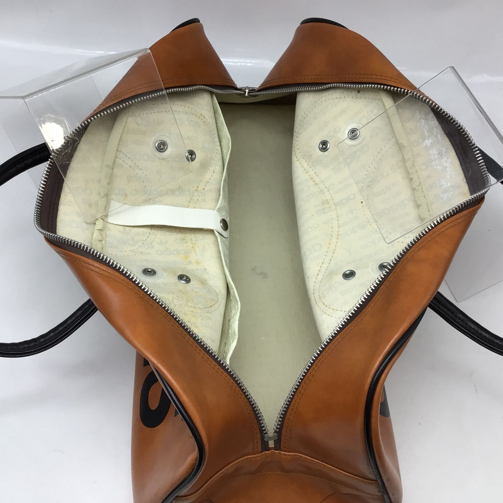 4075 【70s】adidas アディダス ヴィンテージ レザー ボストンバッグ