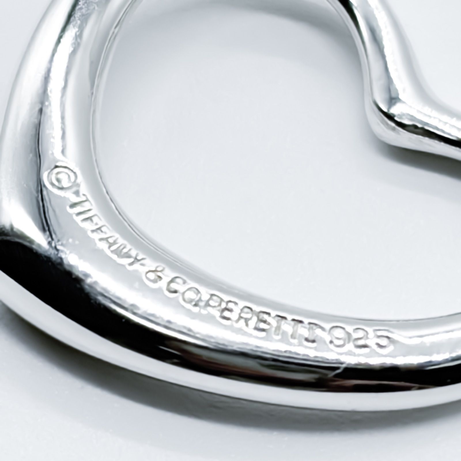 TIFFANY&Co. ティファニー オープンハート ペンダントトップ 925 A491