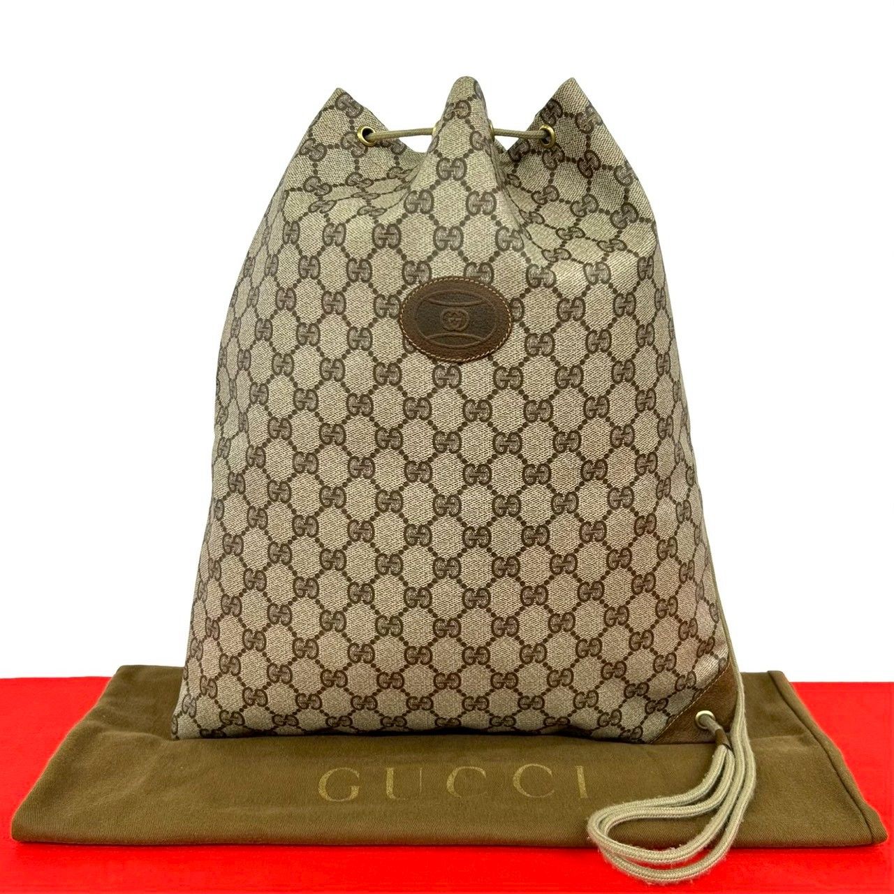 極 美品 袋付き GUCCI グッチ オールドグッチ ヴィンテージ GG ロゴ