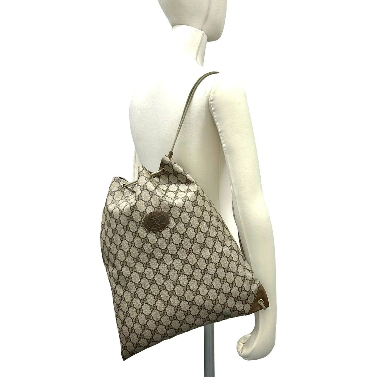 極 美品 袋付き GUCCI グッチ オールドグッチ ヴィンテージ GG ロゴ
