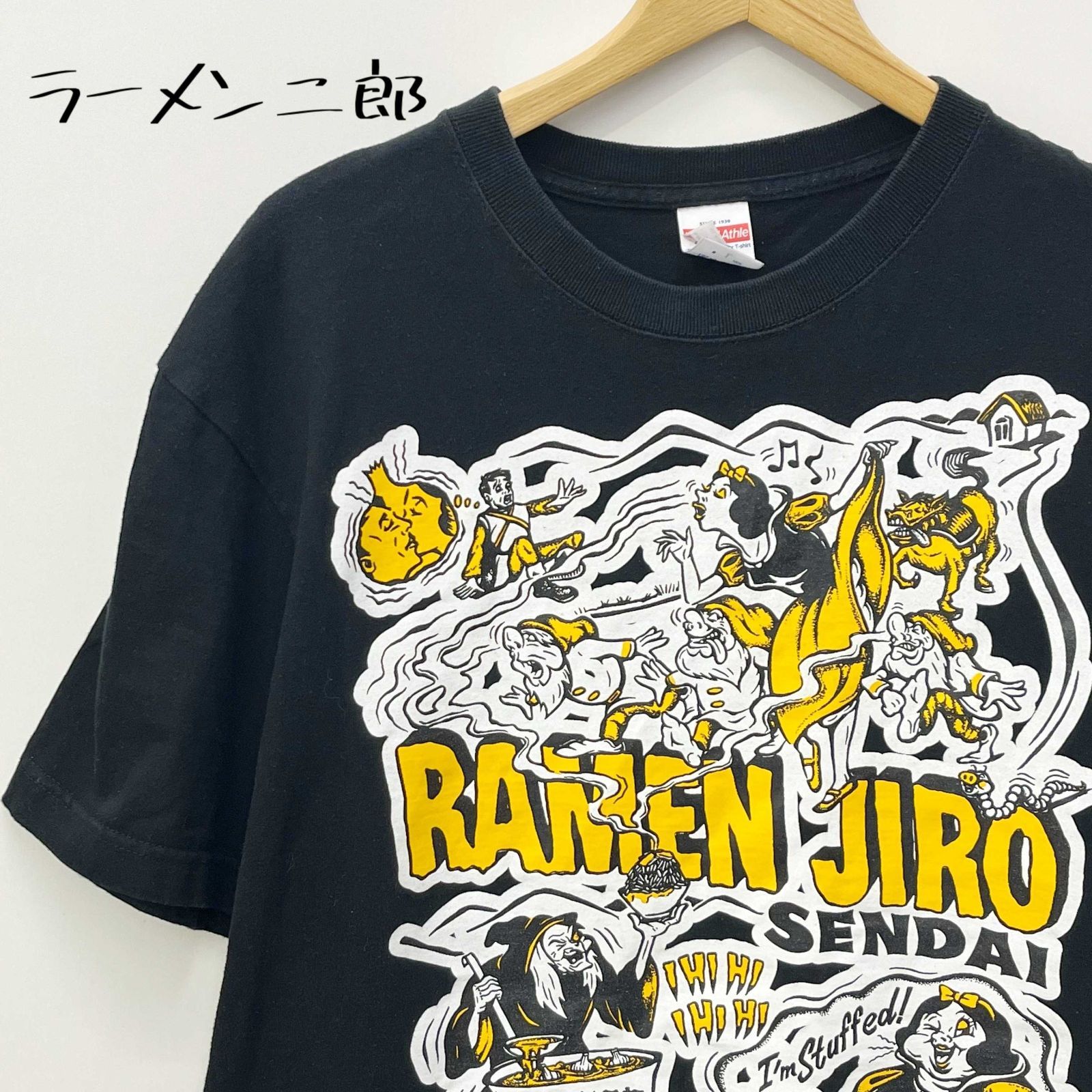 ラーメン二郎 グラフィック Tシャツ 仙台店 10周年記念 Lサイズ 