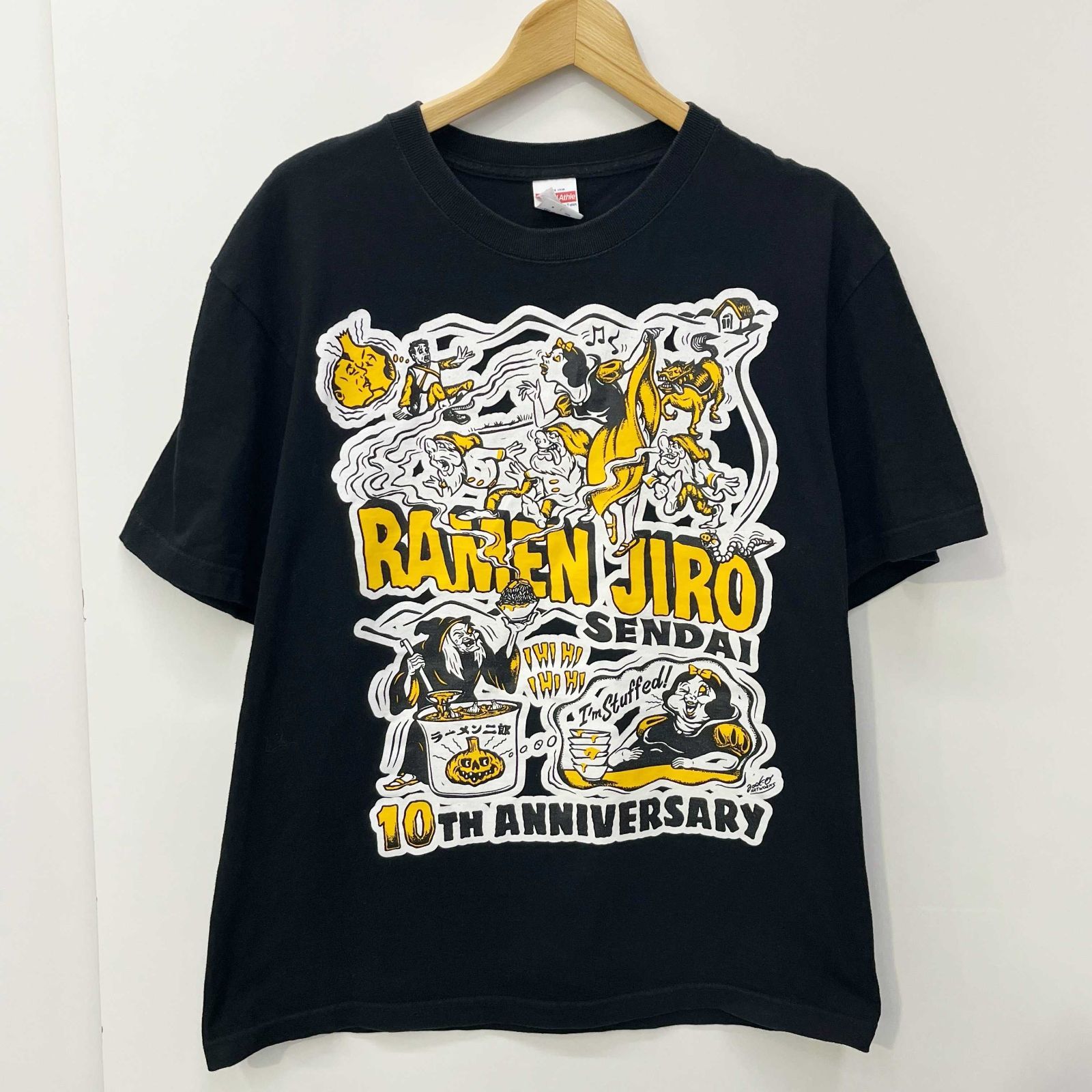 ラーメン二郎 グラフィック Tシャツ 仙台店 10周年記念 Lサイズ
