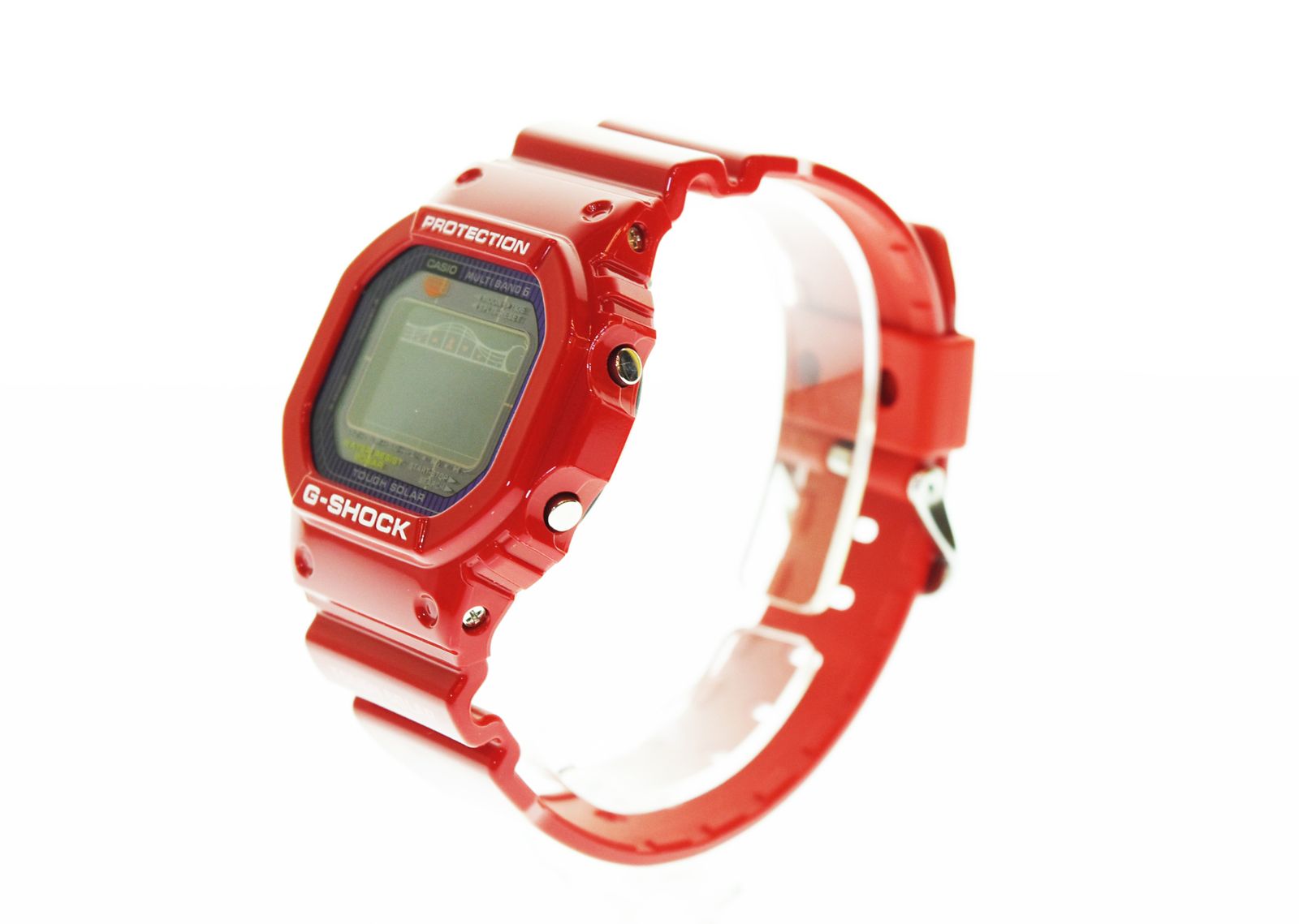 ジーショック G-SHOCK カシオ GWX-5600C ソーラー電波時計レッド光沢 