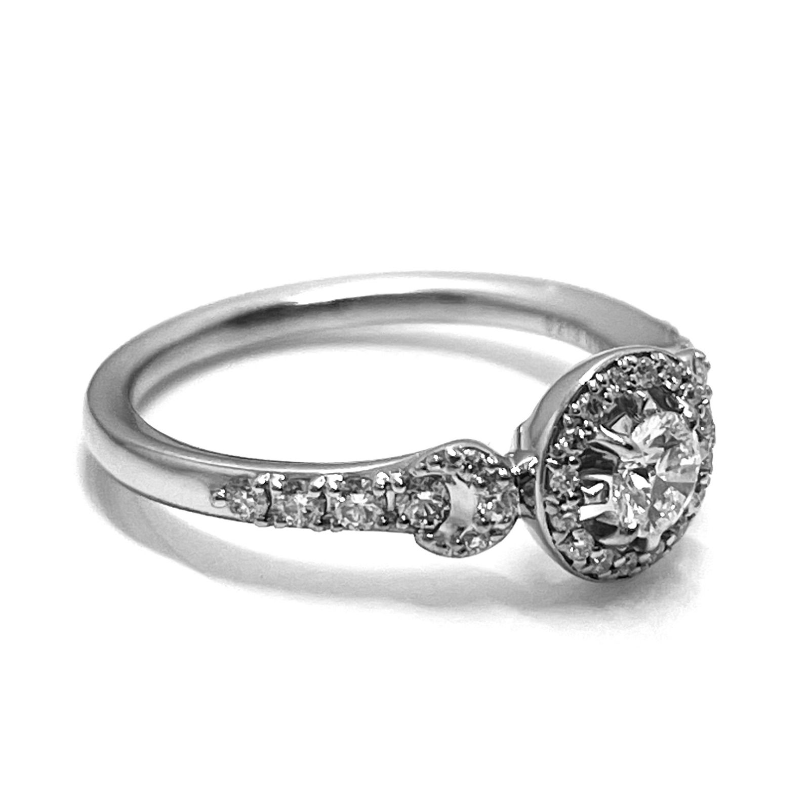 STAR JEWELRY / スタージュエリー ダイヤリング エクリプス ヘイロー 