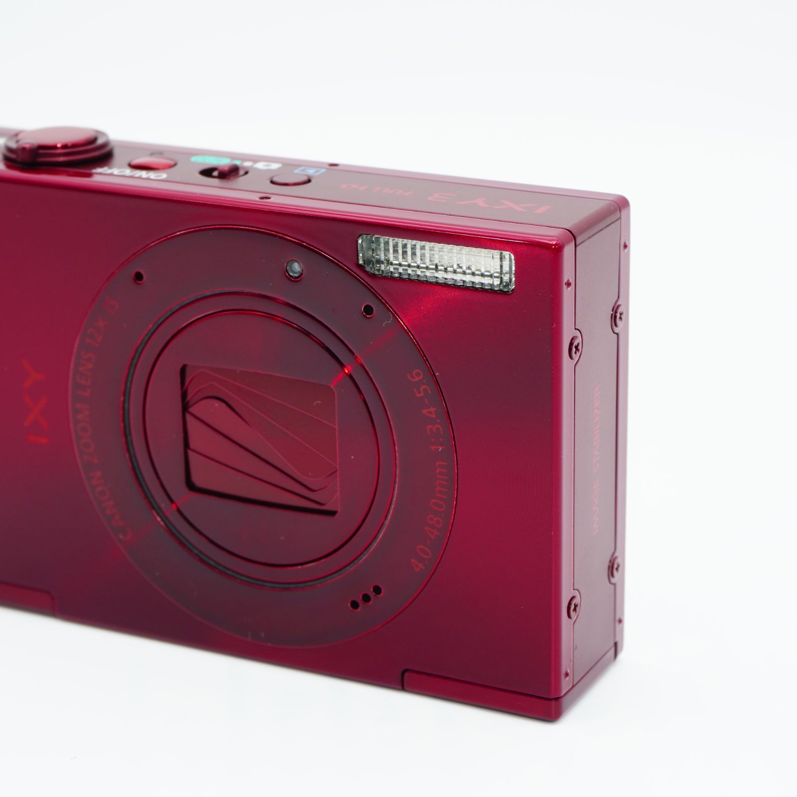 Canon コンパクトデジタルカメラ IXY3 レッド #2604021 - メルカリ