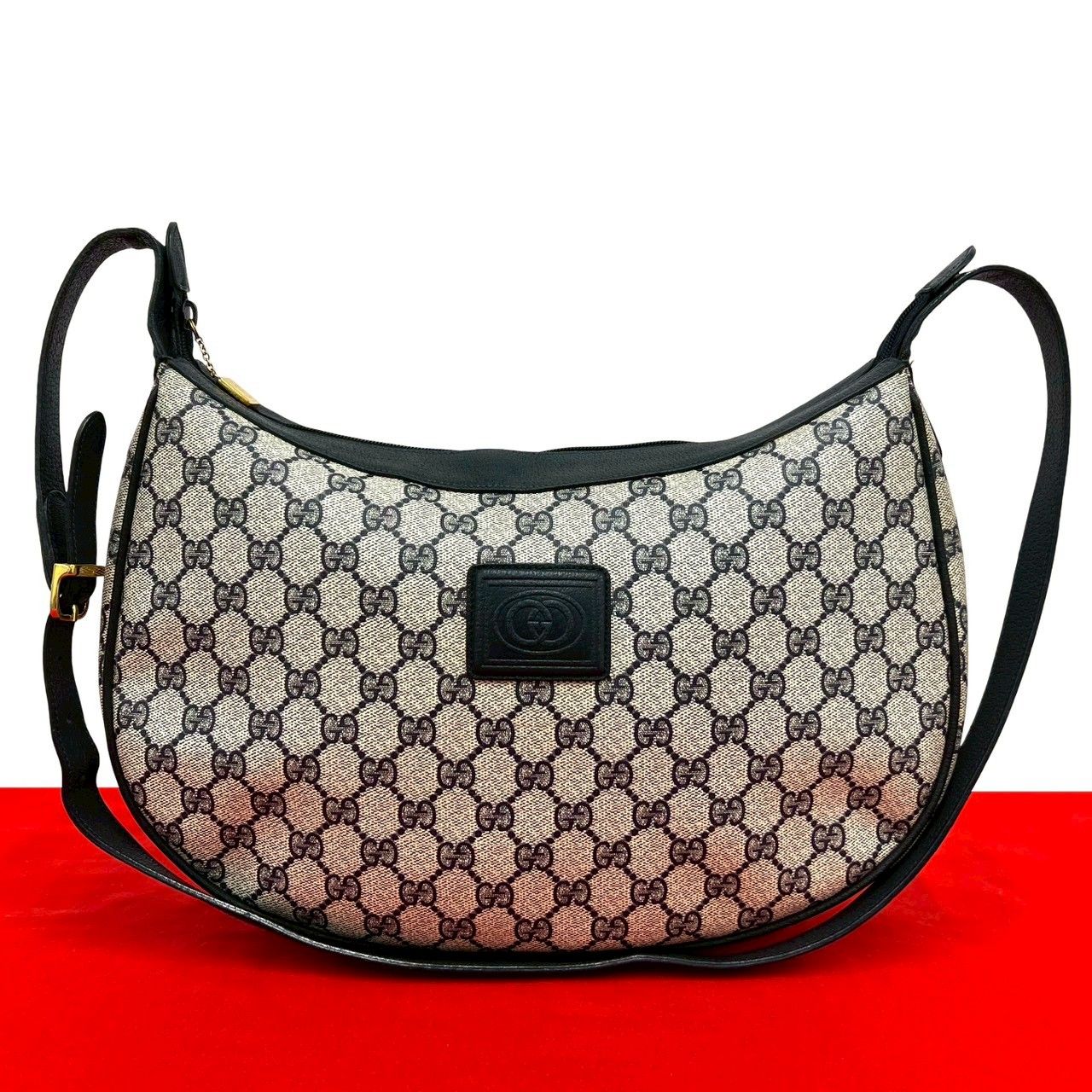GUCCI (グッチ) ショルダーバッグ ボディバッグ ネイビー 【公式通販】