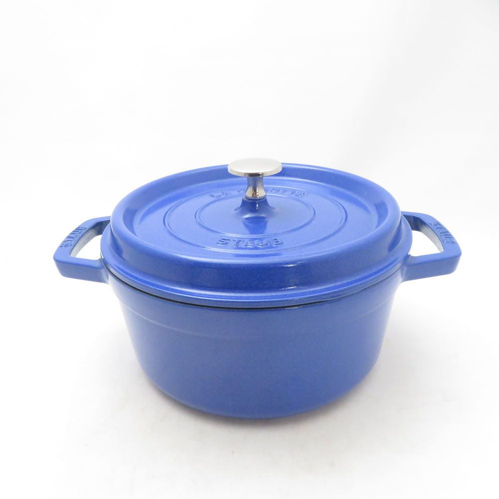 未使用 STAUB ストウブ ピコ ココット ラウンド 両手鍋 22cm 