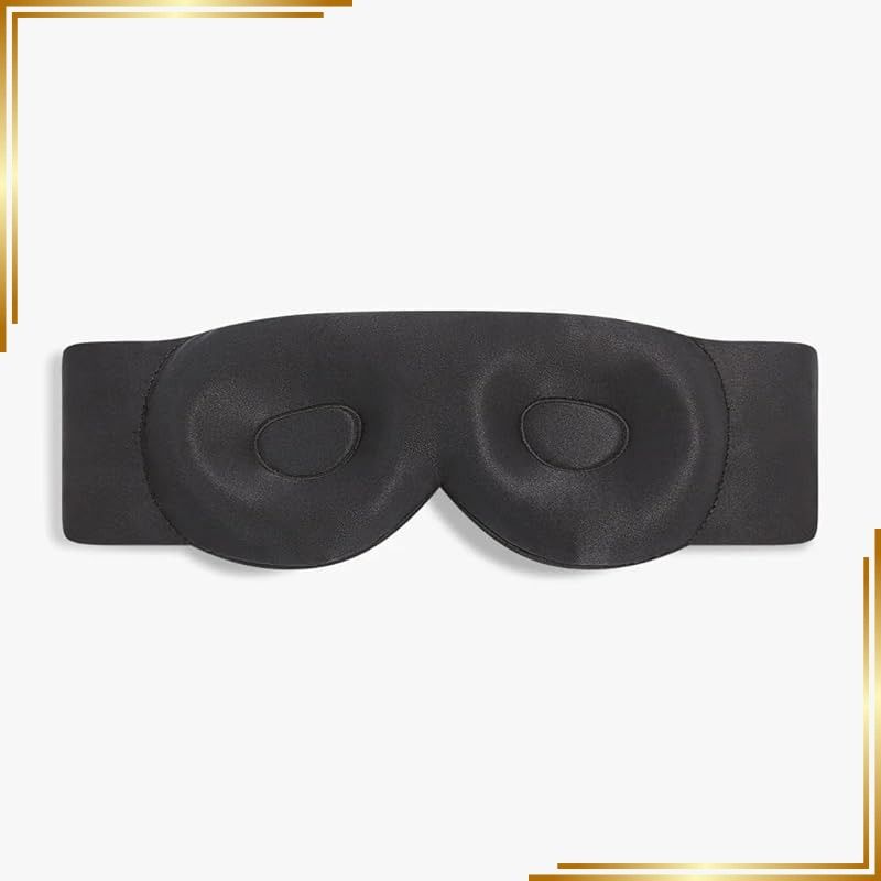 【新品】 Dore & Rose ディープスリープマスク、100%遮光マルベリーシルクアイマスク(23匁) まつ毛用の追加スペース付き、アイバッグ&ダークサークルを減らし、調節可能な旅行用睡眠マスク 男女兼用 (ブラック) 0 7,940円