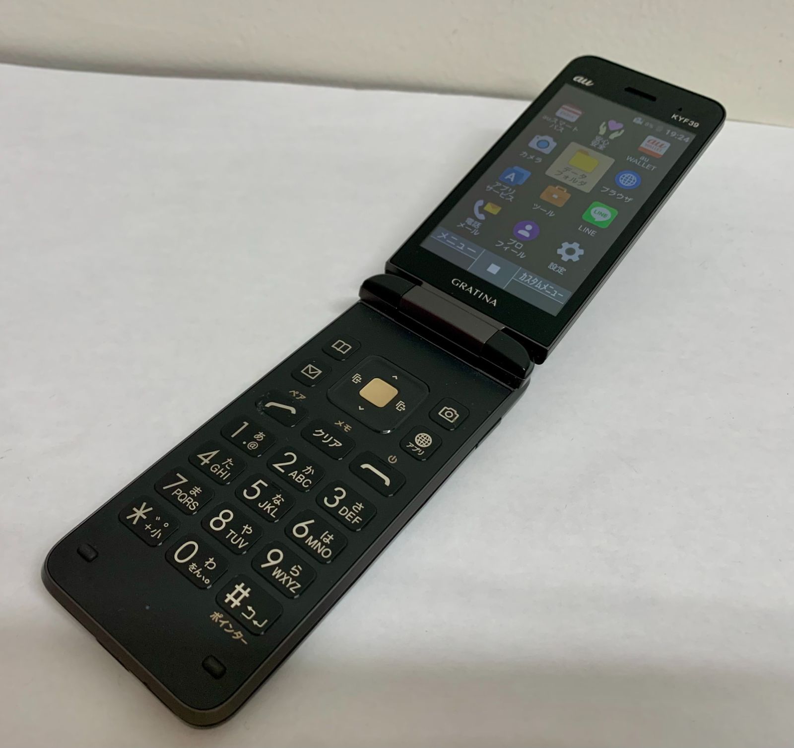 GRATINA KYF39 ブラック SIMフリー 美品 au - メルカリ