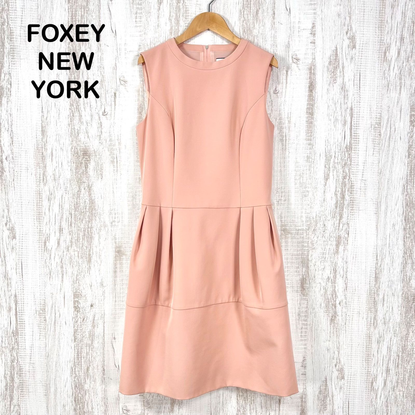 FOXEY NEW YORK フォクシーニューヨーク Tuck Cocoon Dress タック 