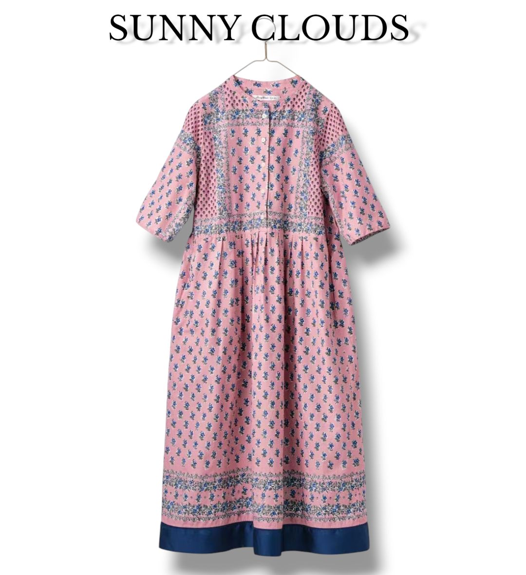 完売品】サニークラウズ ピンクのバンダナワンピース MT 高身長 春夏