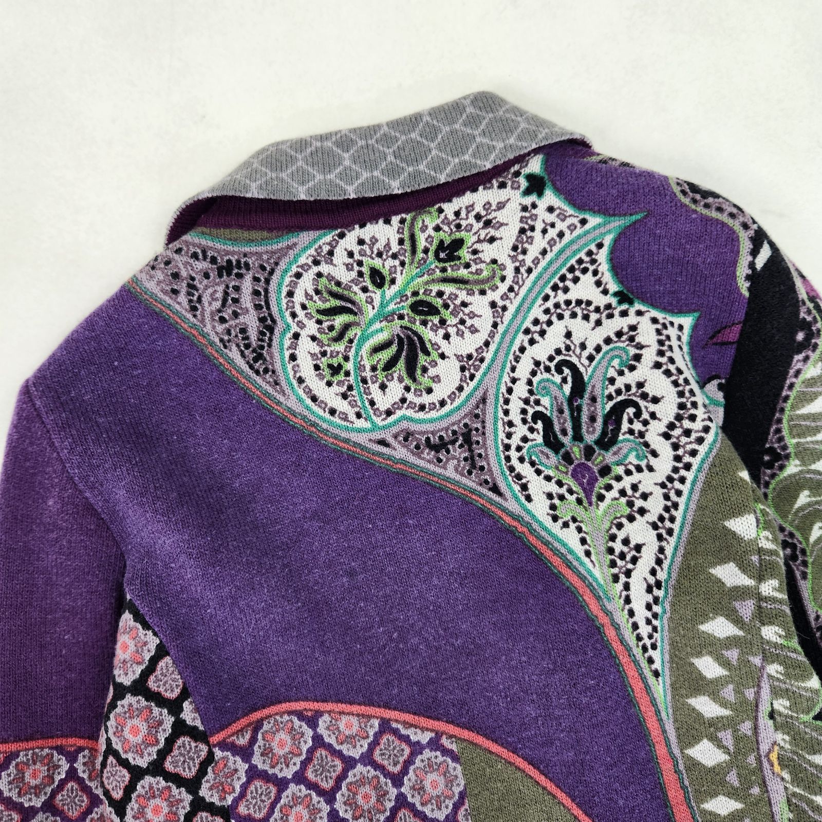ETRO コート エトロ ペイズリー柄 ウール 上質 ダブルブレスト 42 