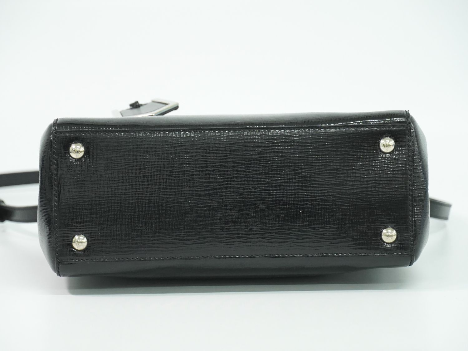 p88【美品】フェンディ プチトゥージュール パテント 2wayショルダー 