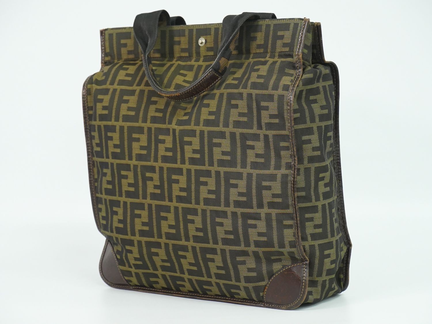 レディース 本物 フェンディ FENDI ズッカ トートバッグ ハンドバッグ