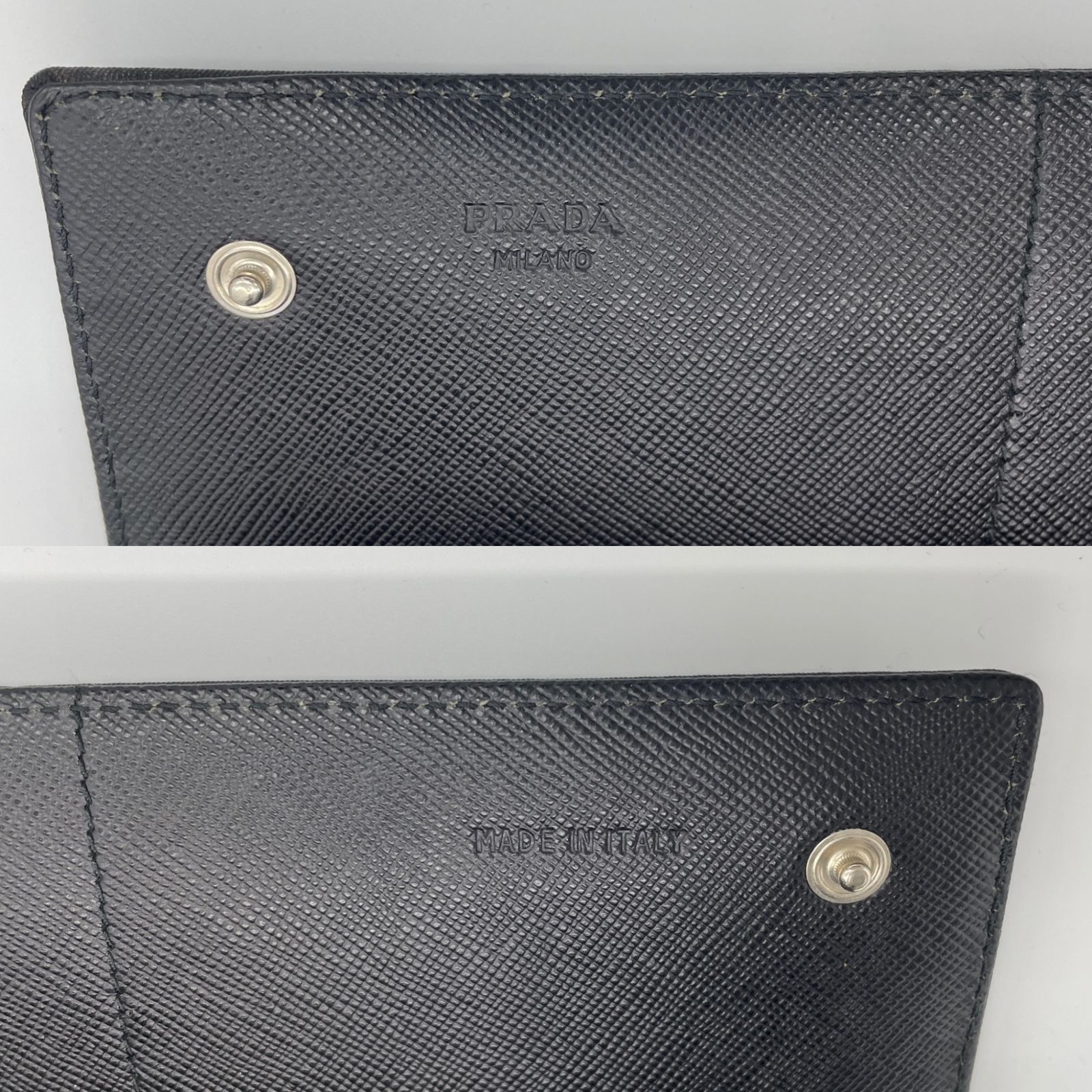 2603-189｜美品｜プラダ テスート 長財布 ブラック - メルカリ