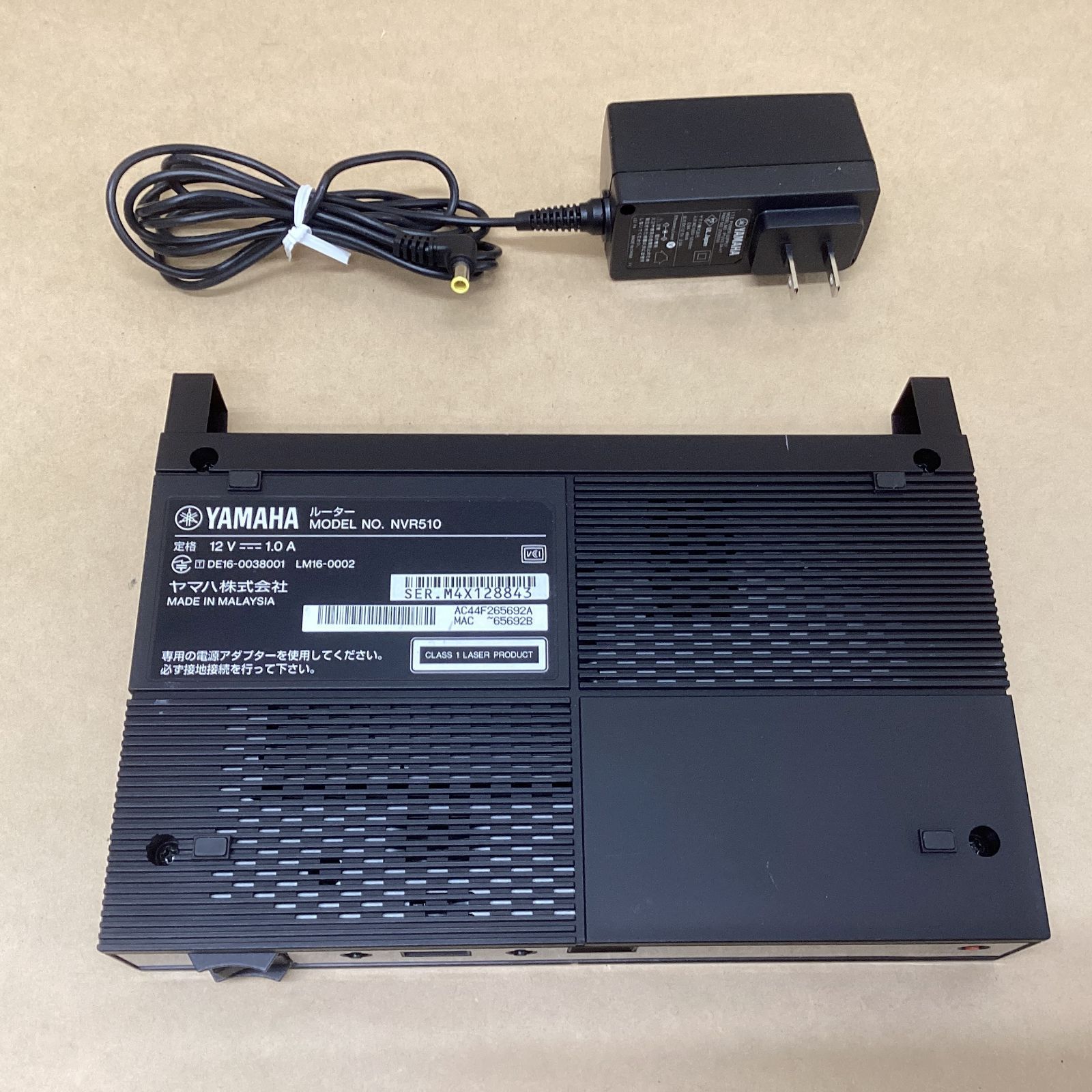 通電確認済み ヤマハ 業務用 ギガアクセスVoIPルーター NVR510 IPv6 
