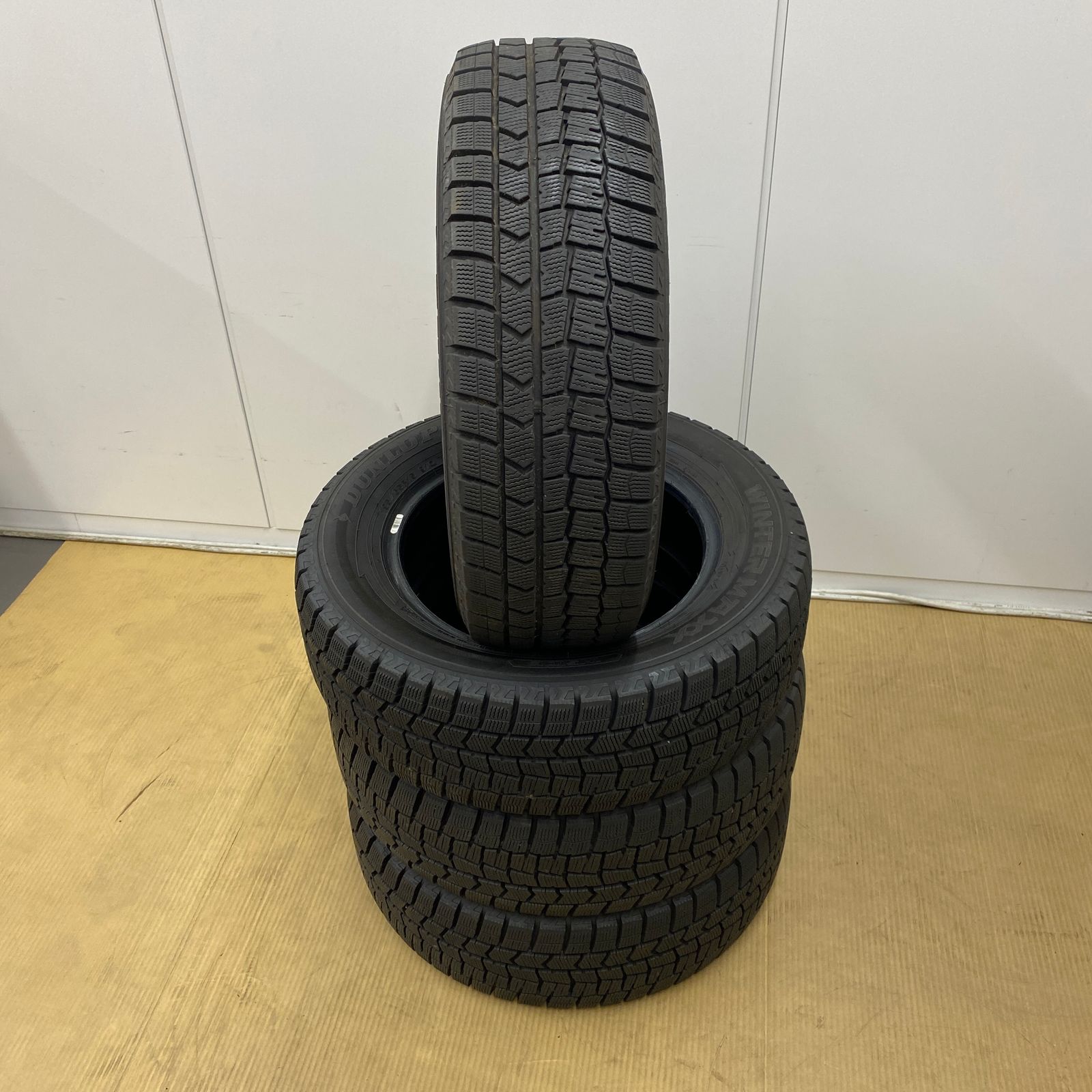 DUNLOP WINTER MAXX WM02 195/65R15 2022年製 4本セット【中古 