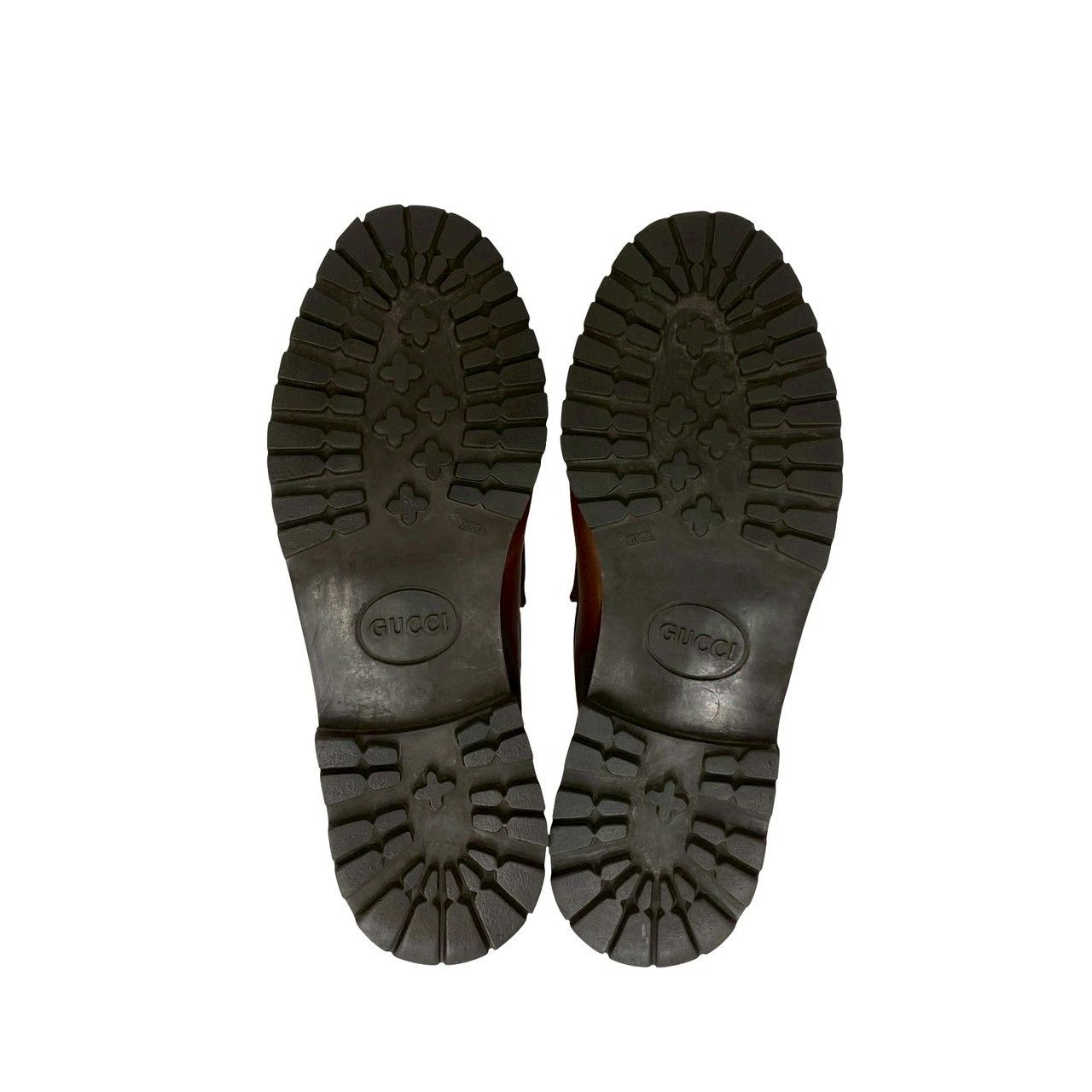 極 美品 箱 袋付き GUCCI グッチ ホースビット 金具 レザー 本革 