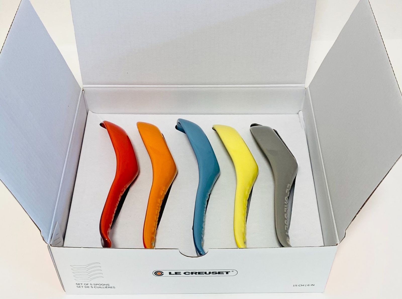 ル・クルーゼ レンゲ (5本入り) レインボー 新品 - メルカリ