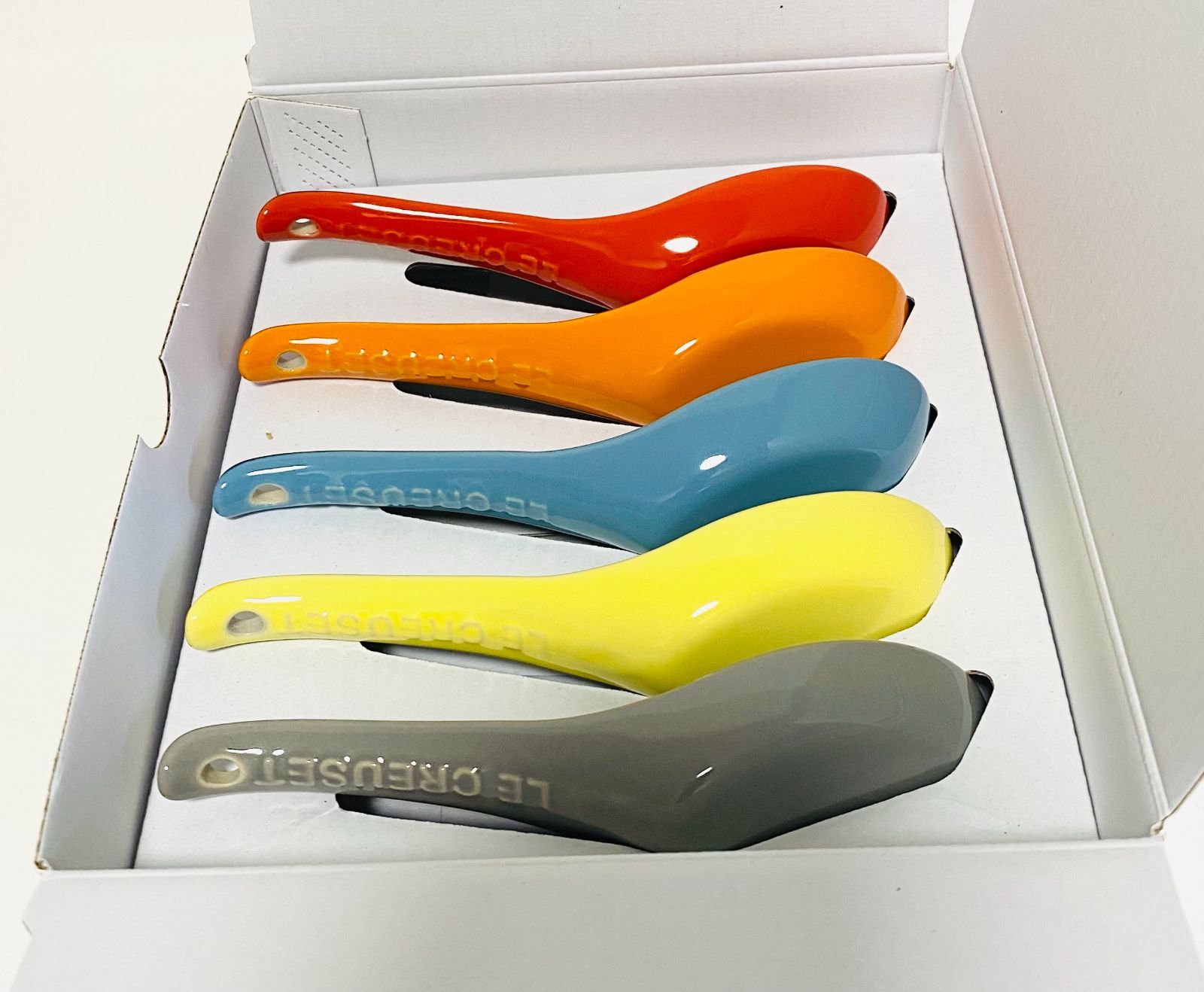 ル・クルーゼ レンゲ (5本入り) レインボー 新品 - メルカリ