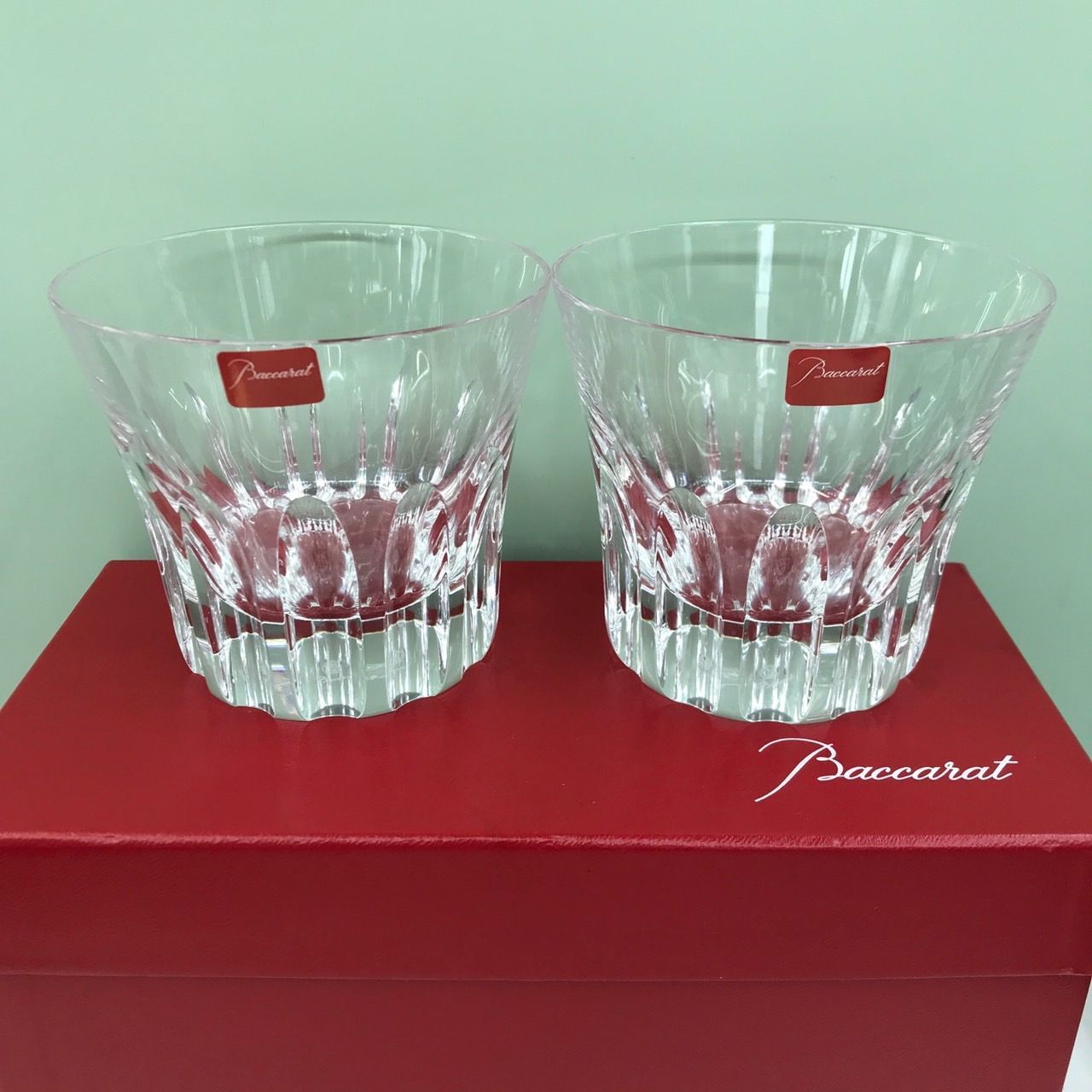 Baccarat バカラ エトナ タンブラー ペア セット ロックグラス 未使用 