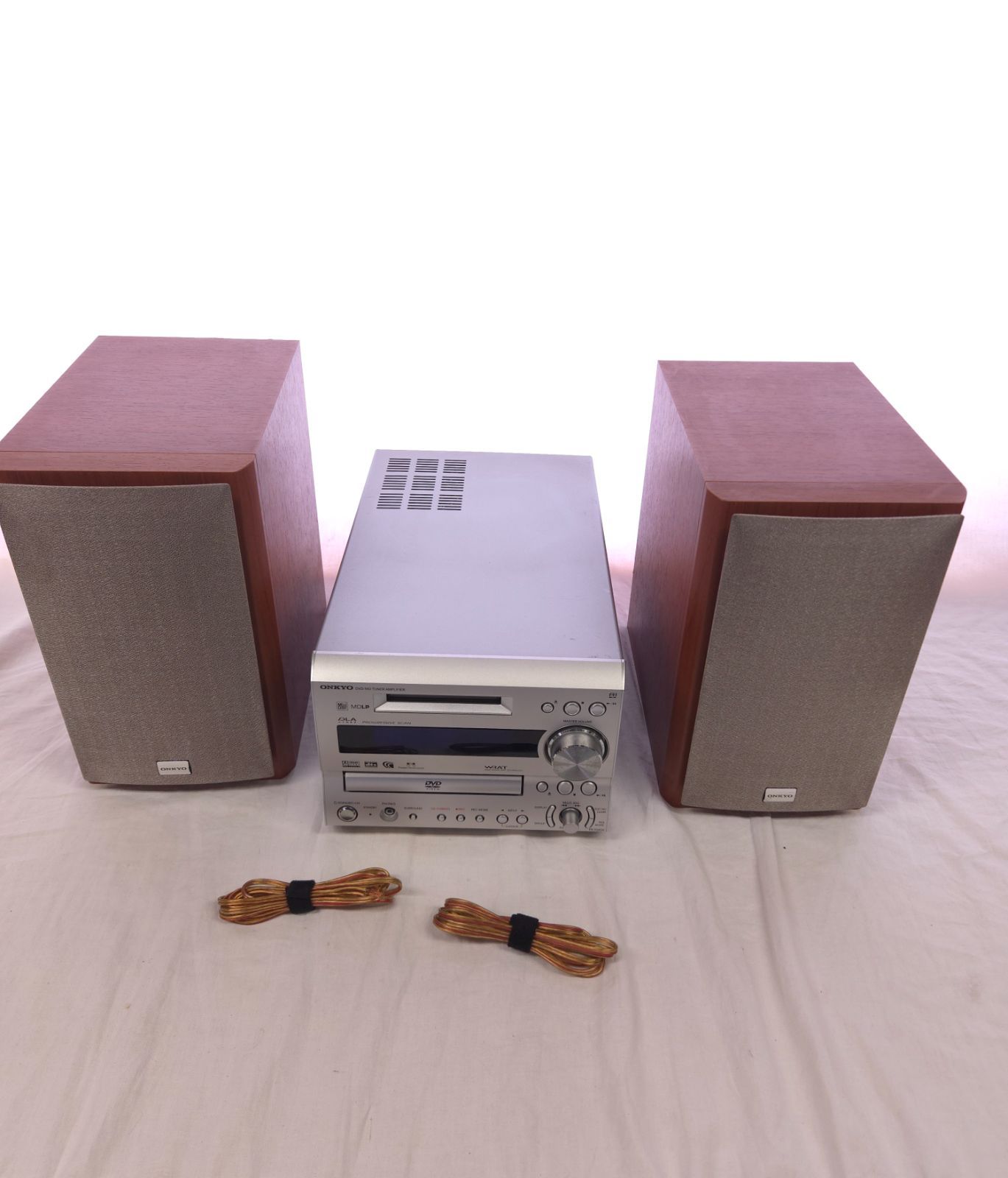 ONKYO FR-7GXDV DVD/MDチューナーアンプ スピーカーセット CD再生 
