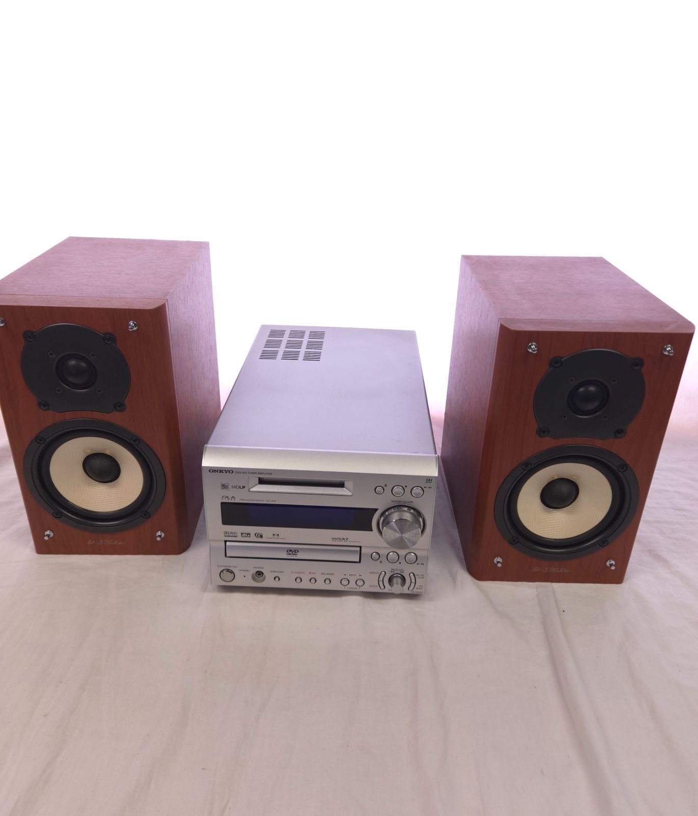 ONKYO FR-7GXDV DVD/MDチューナーアンプ スピーカーセット CD再生 