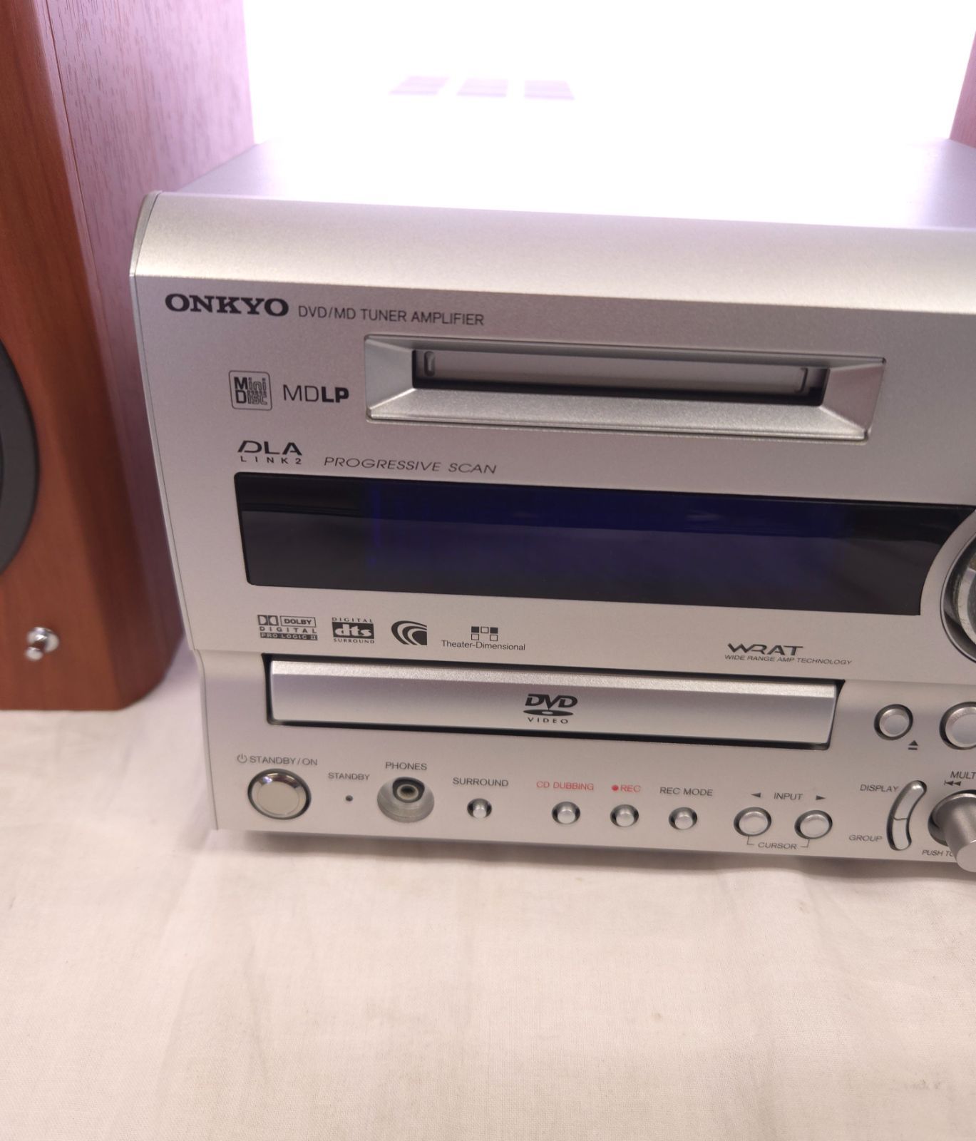 ONKYO FR-7GXDV DVD/MDチューナーアンプ スピーカーセット CD再生 