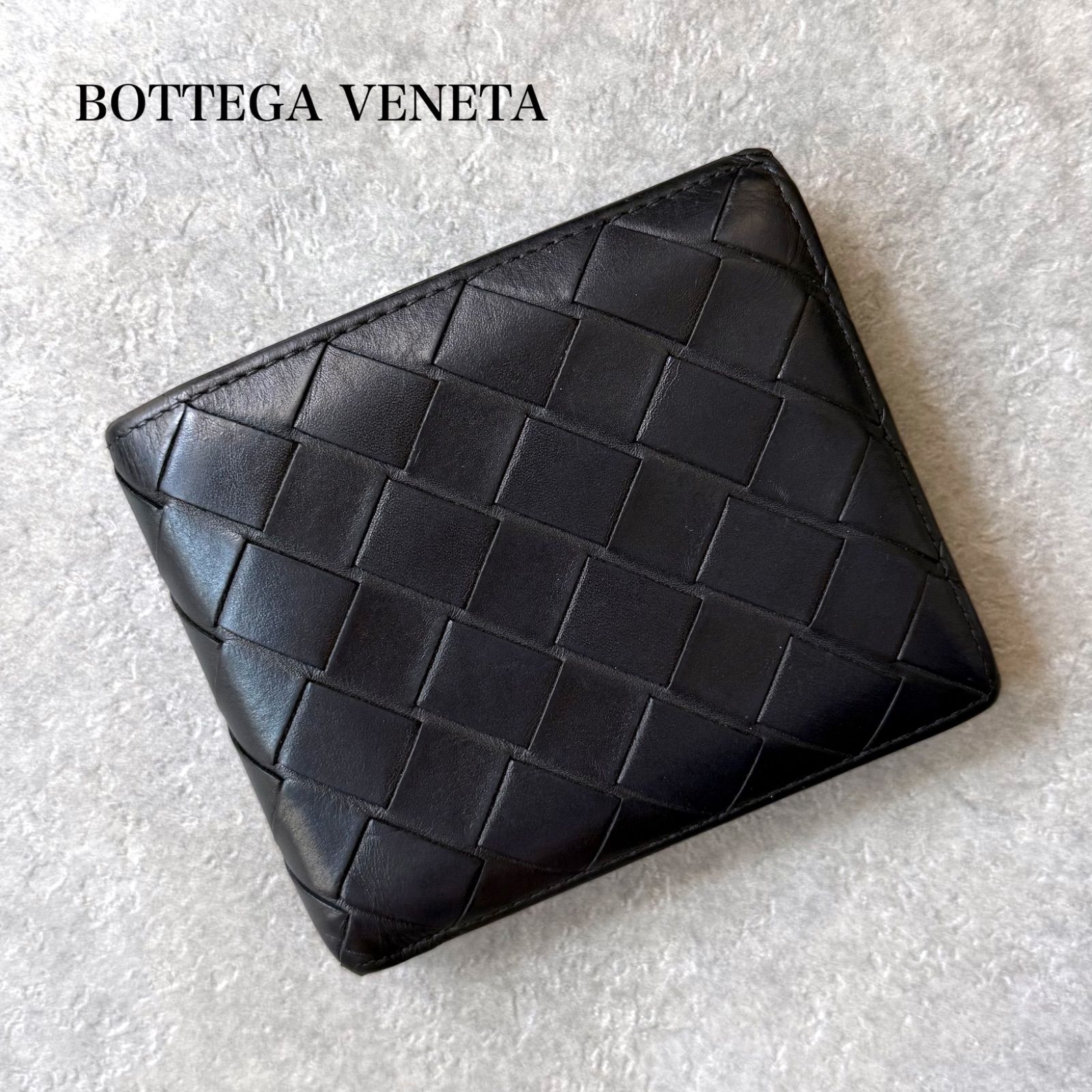 BOTTEGA VENETA ボッテガヴェネタ マキシイントレチャート 二つ折り 