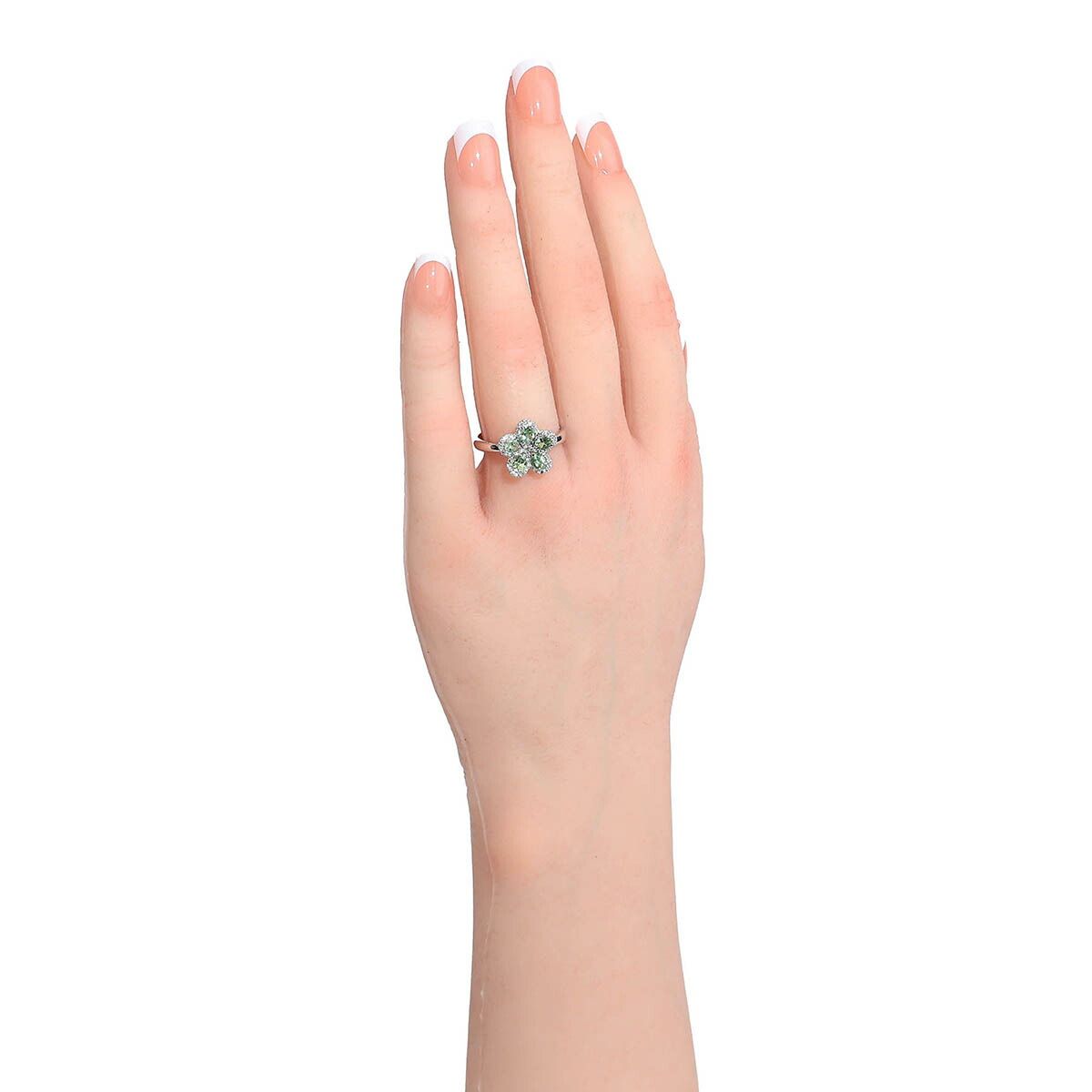 新品仕上済】 デマントイドガーネット 1ct ダイヤモンド 0.25ct 