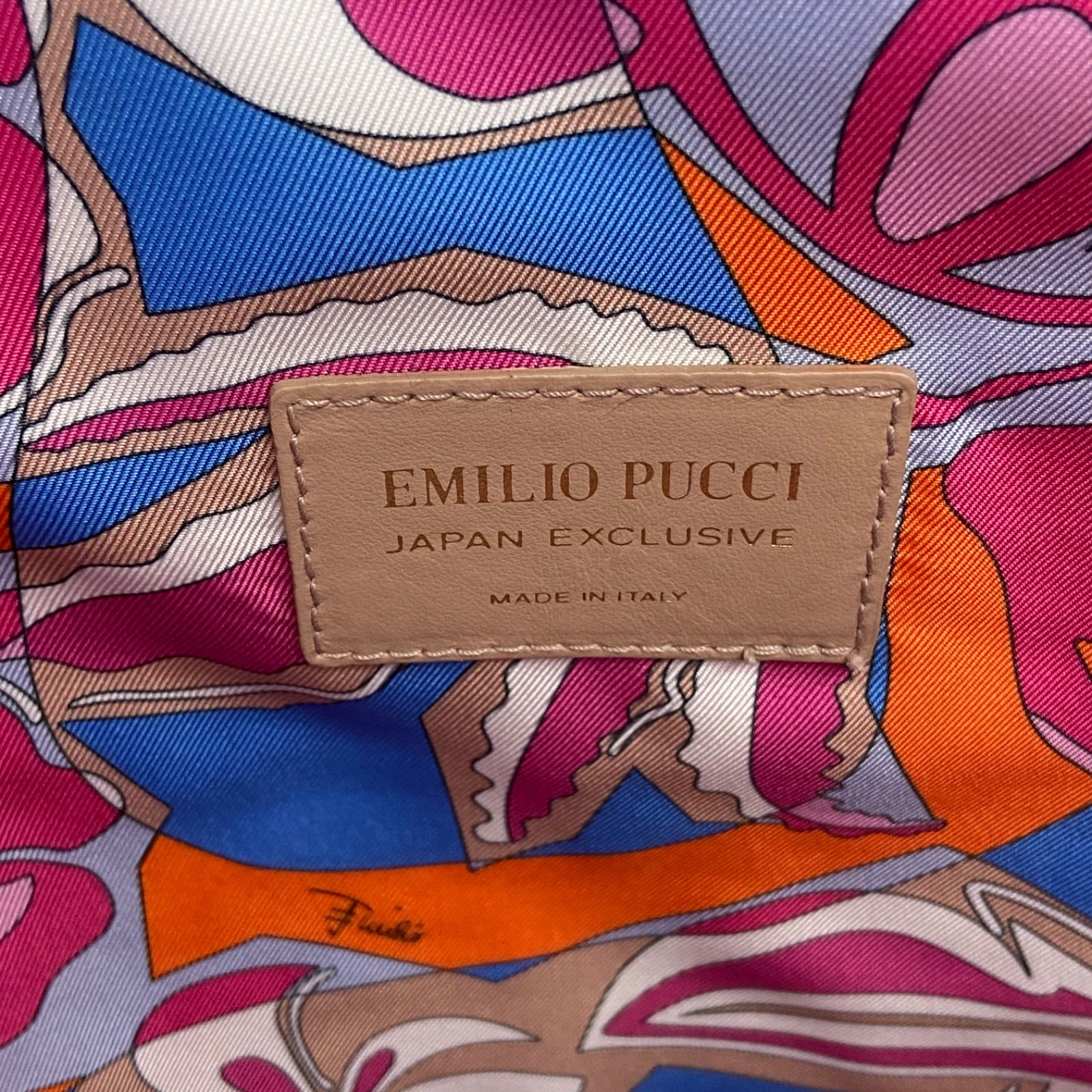 値下げ】【美品】Emilio Pucci エミリオ・プッチ ロゴアップリケ