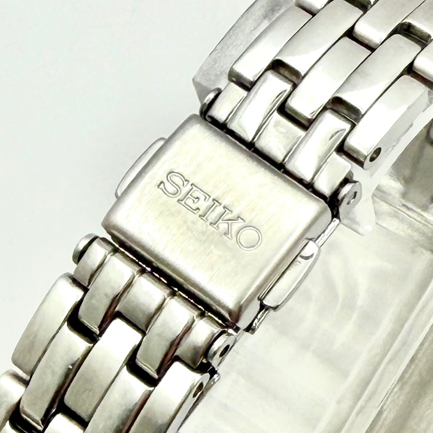 稼働】SEIKO セイコー 電波ソーラー レディース 腕時計 ネイビー 