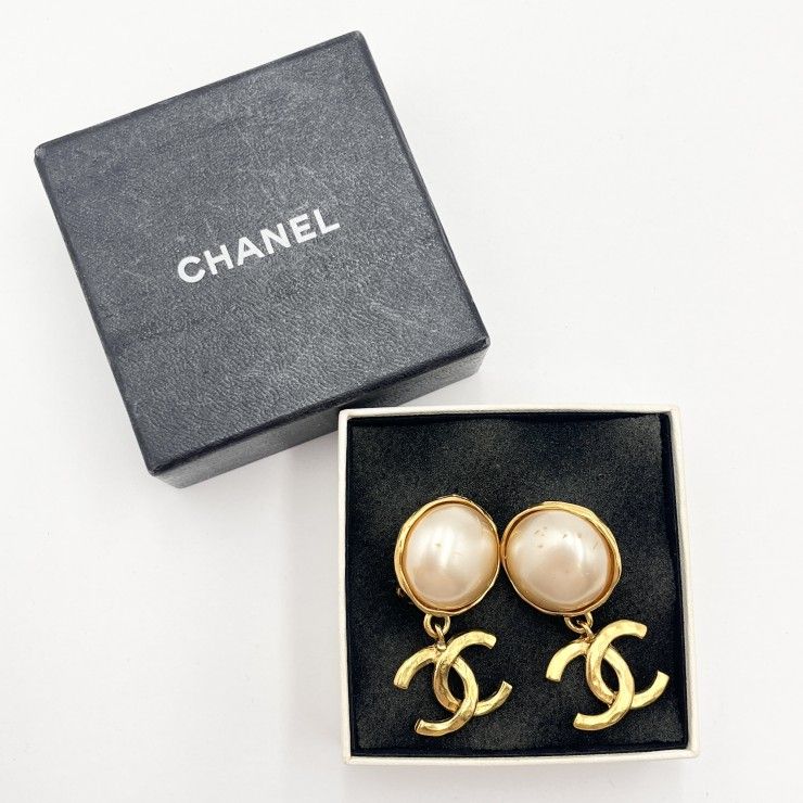 ヴィンテージ CHANEL シャネル ココマーク パール イヤリング 片耳のみ