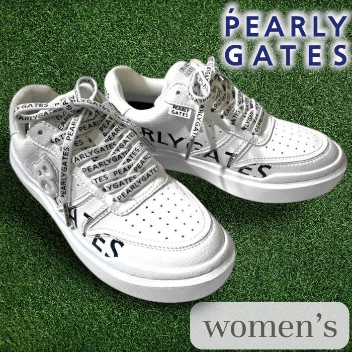 PEARLY GATES パーリーゲイツ ゴルフ THE SHOES SUPER LOGO Fレザー