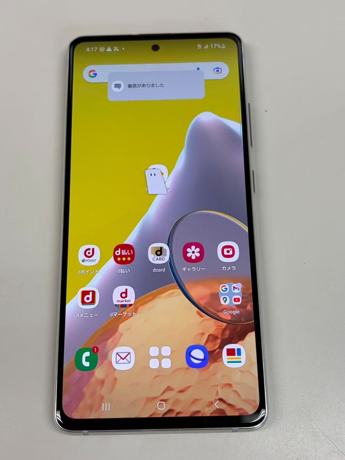 docomo SIMフリーGalaxy A51 5G SC-54A ホワイト ジャンク品 SAMSUNG