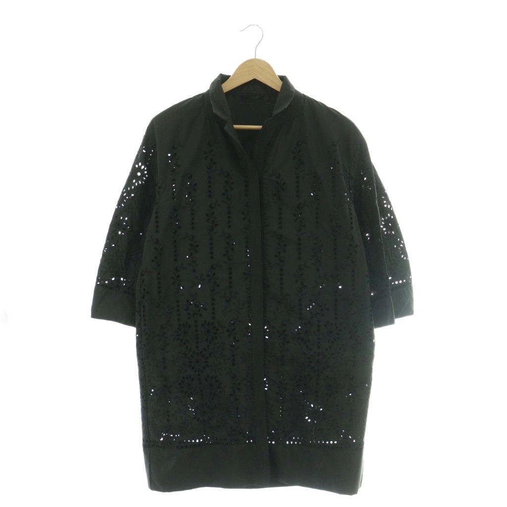 ERMANNO SCERVINO シースルーレースシャツ オレンジ レース 【公式通販】
