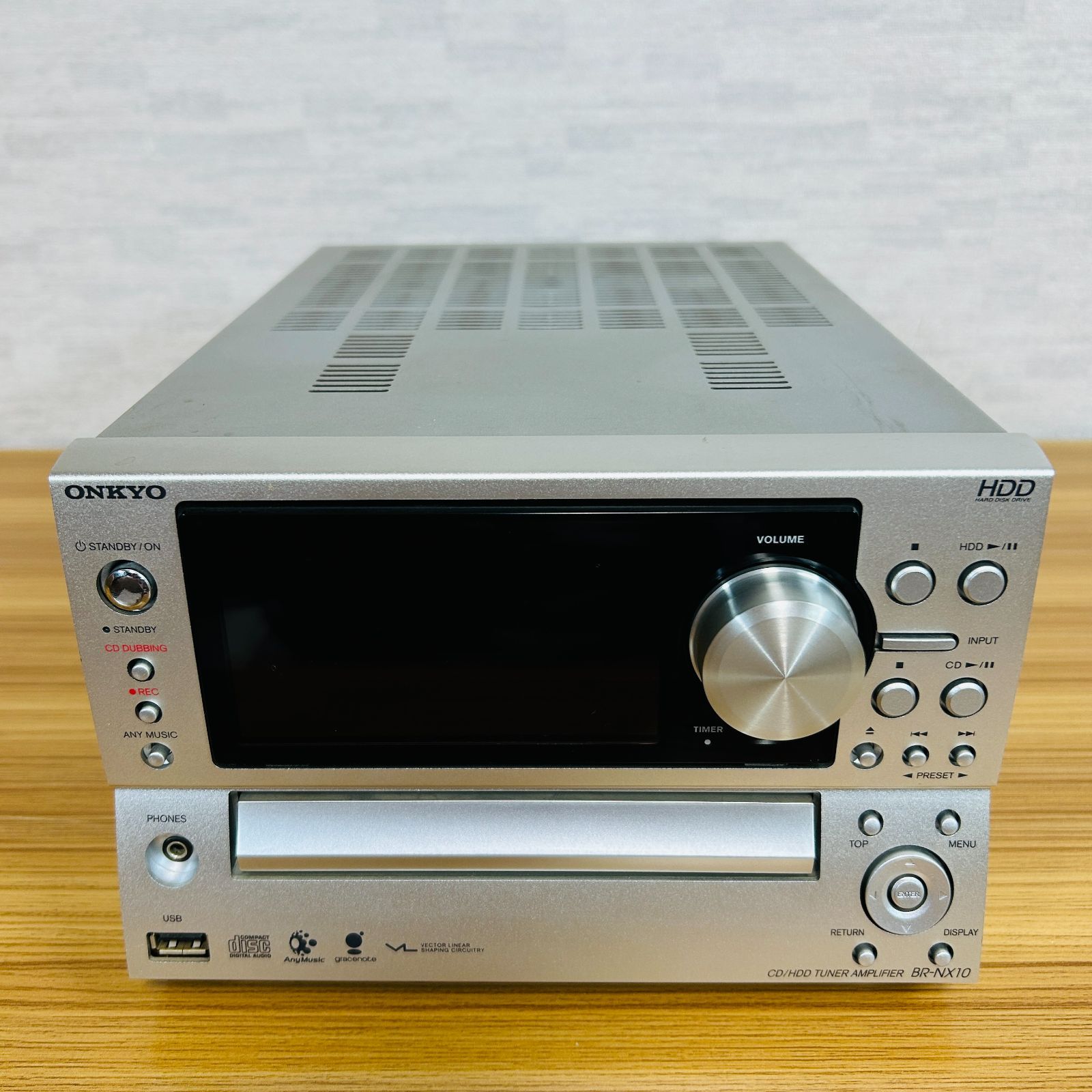 ONKYO オンキョー CD/HDDチューナーアンプシステム BR-NX10(S) - メルカリ