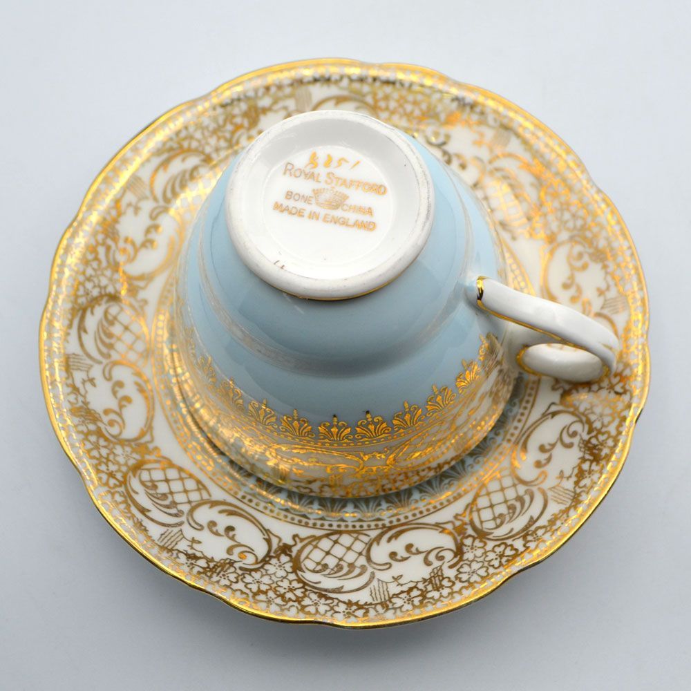 ヴィンテージ 食器 トリオ ティーカップ＆ソーサー Royal Stafford