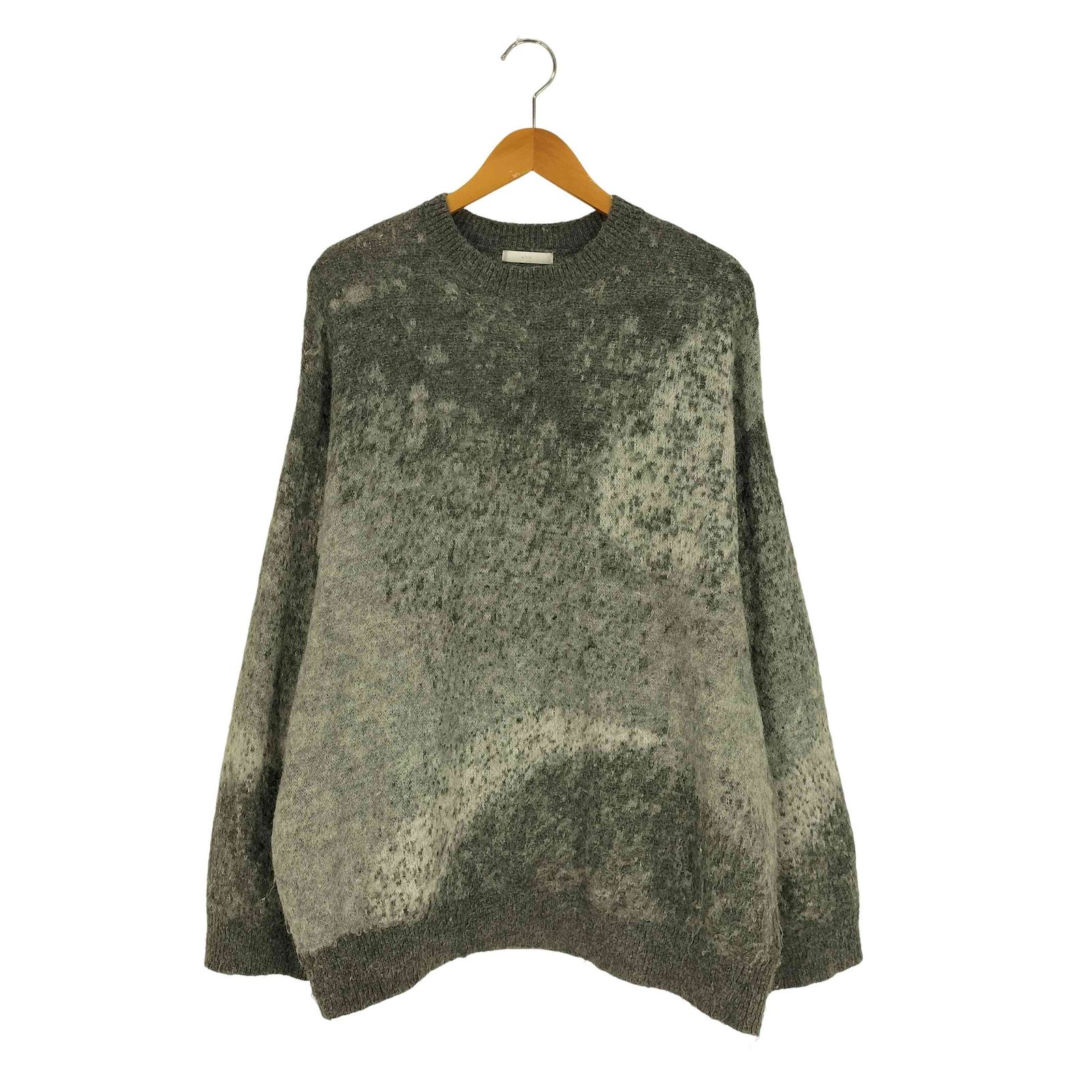 ウィムバイリドム WYM LIDNM 23AW MOHAIR BLEND JACQUARD SHAGGY KNIT 